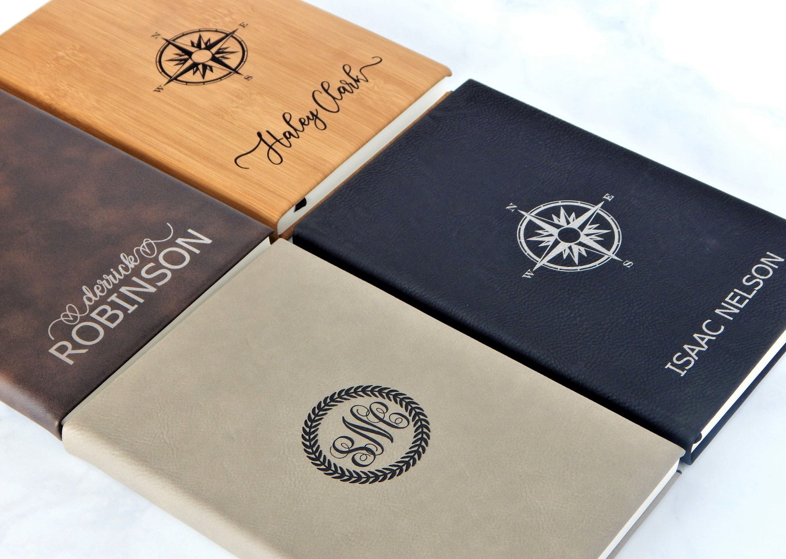 Monogrammed Lined Journal Notebook | Business Gift