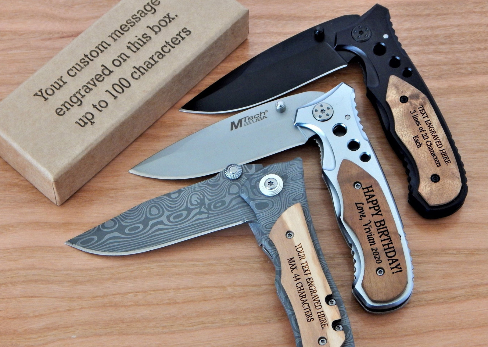 Personalized Knife for Men | Custom Engraved Knives