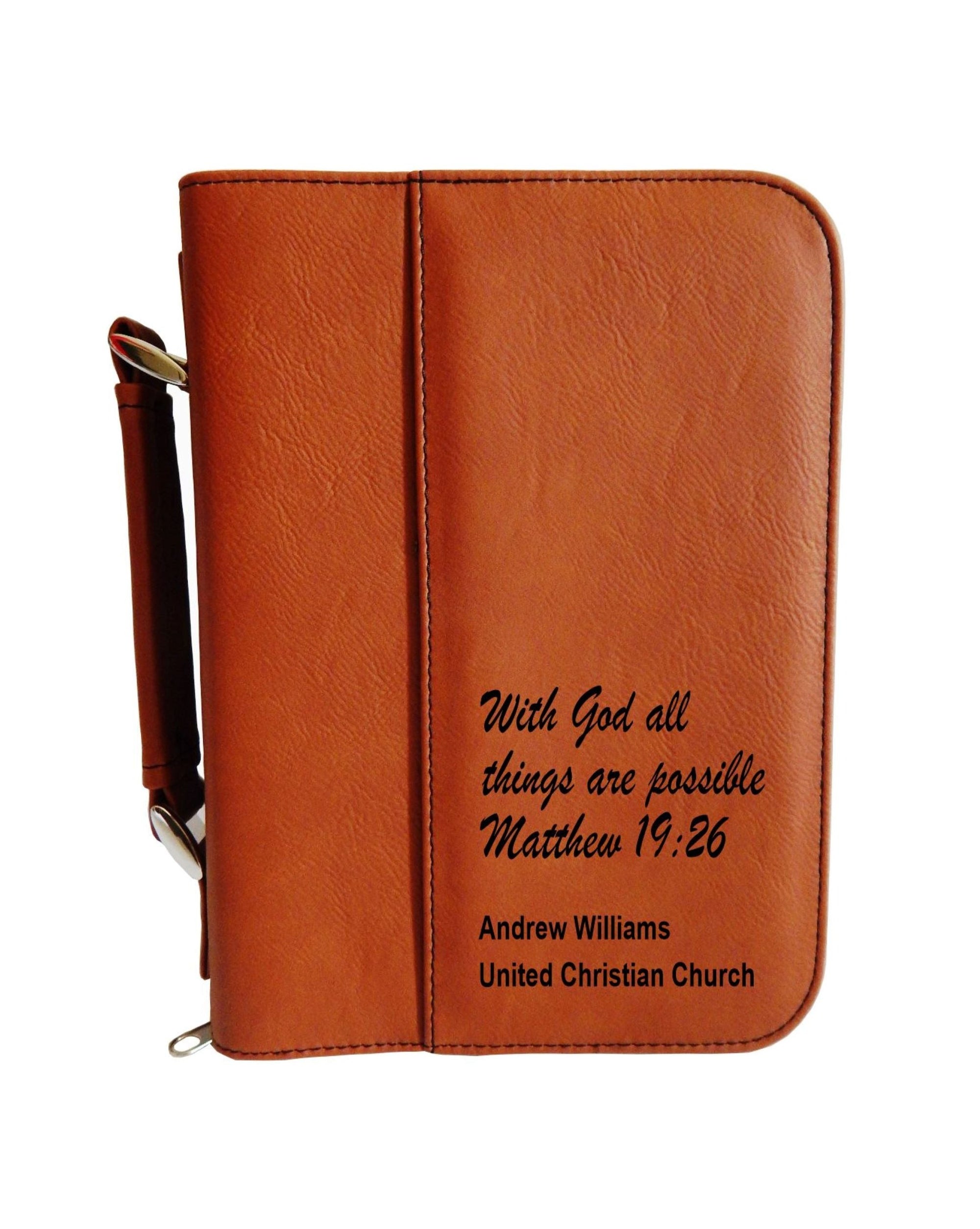 Pastor's Wife Appreciation Gift | Religious Gifts | Engraved Bible Cover