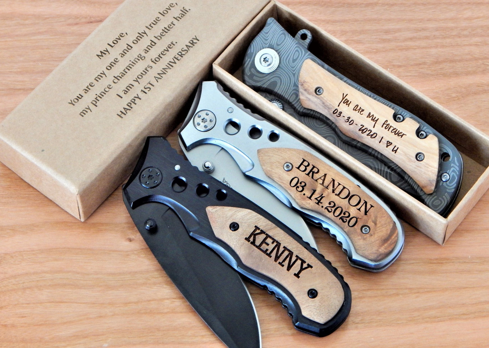 Husband Gift | Boyfriend Pocket Knife | Wedding Anniversary Gift