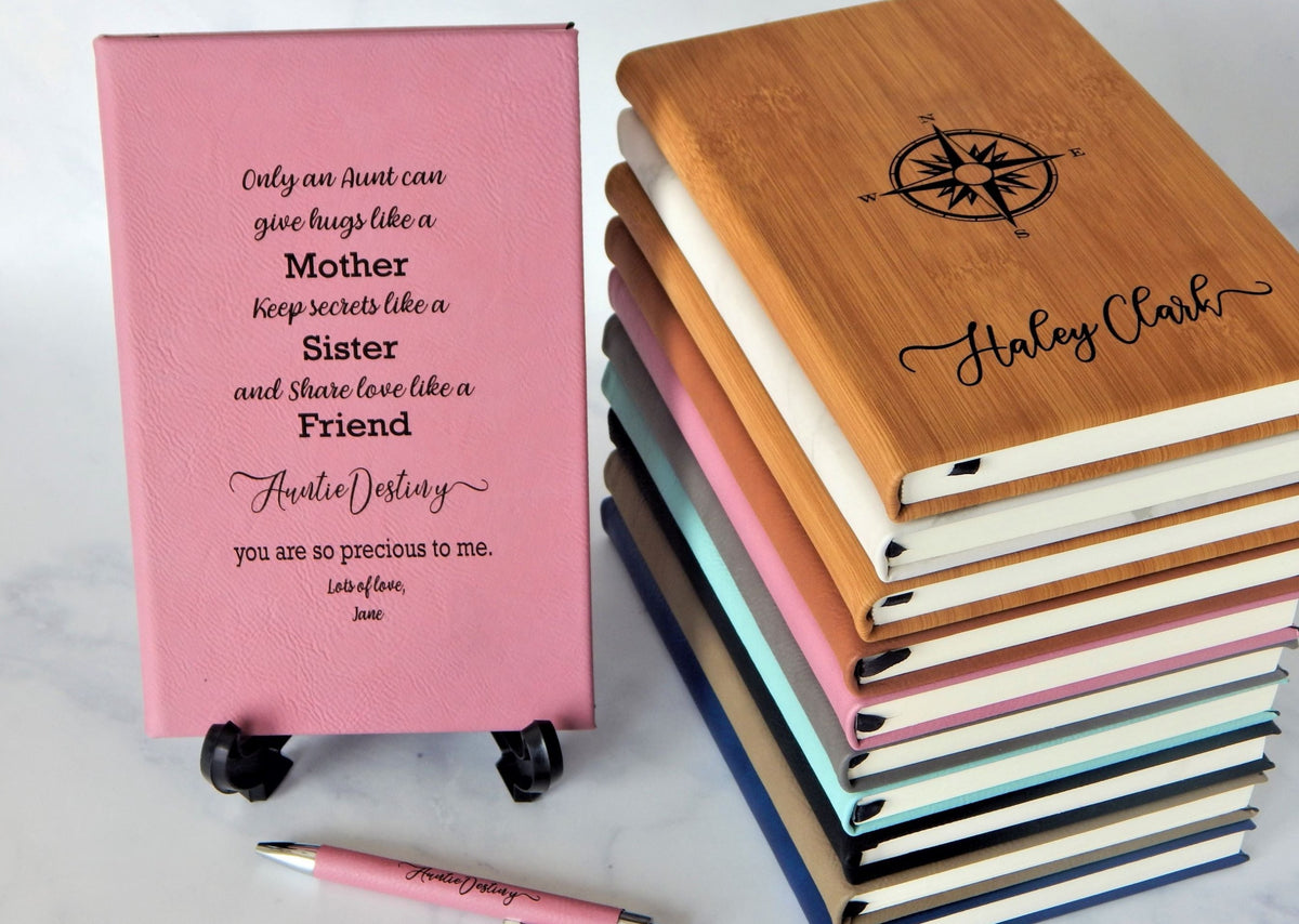 Personalized Gift for Aunt | Custom Mother&#39;s Day Gift |Travel Journal