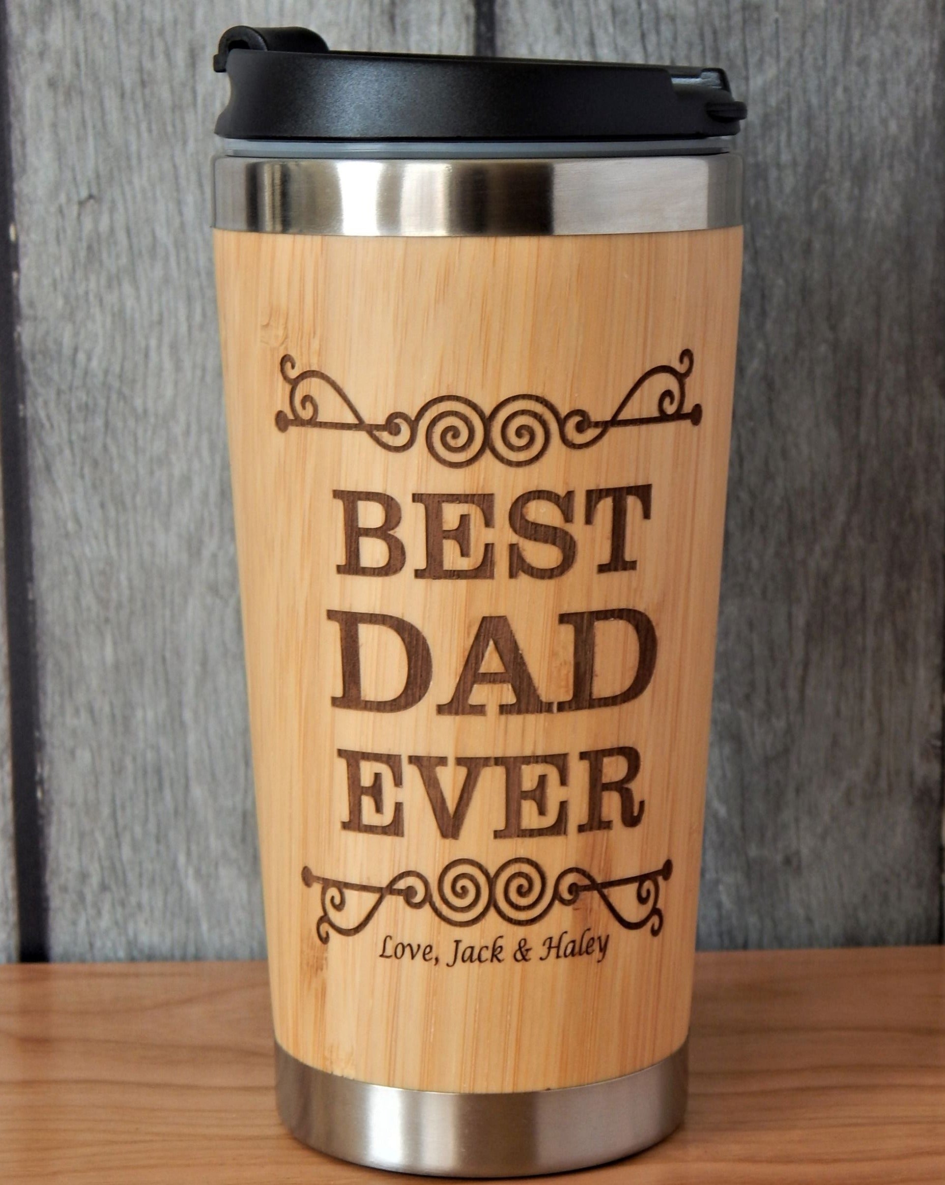Dad Tumbler Gift from Wife and Kids | Father's Day Coffee Travel Mug