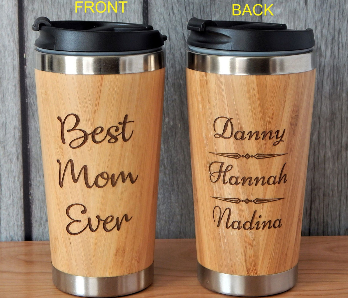 Engraved Mom Travel Mug Gift | Personalized Tumbler Cups | Mother&#39;s day Gift