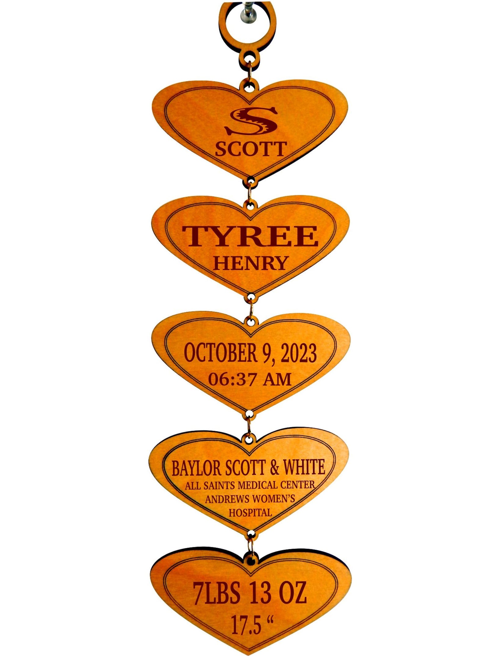 Personalized Birth Stats | New born Baby Statistics Sign | Custom Baby Shower Gift