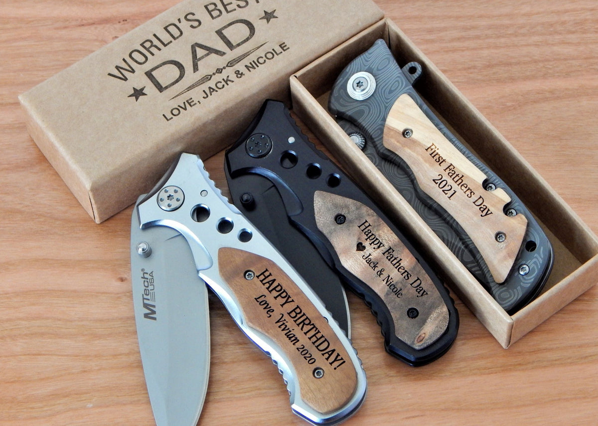 Personalized Pocket Knife for Dad | Father&#39;s Day gift | Christmas Gift
