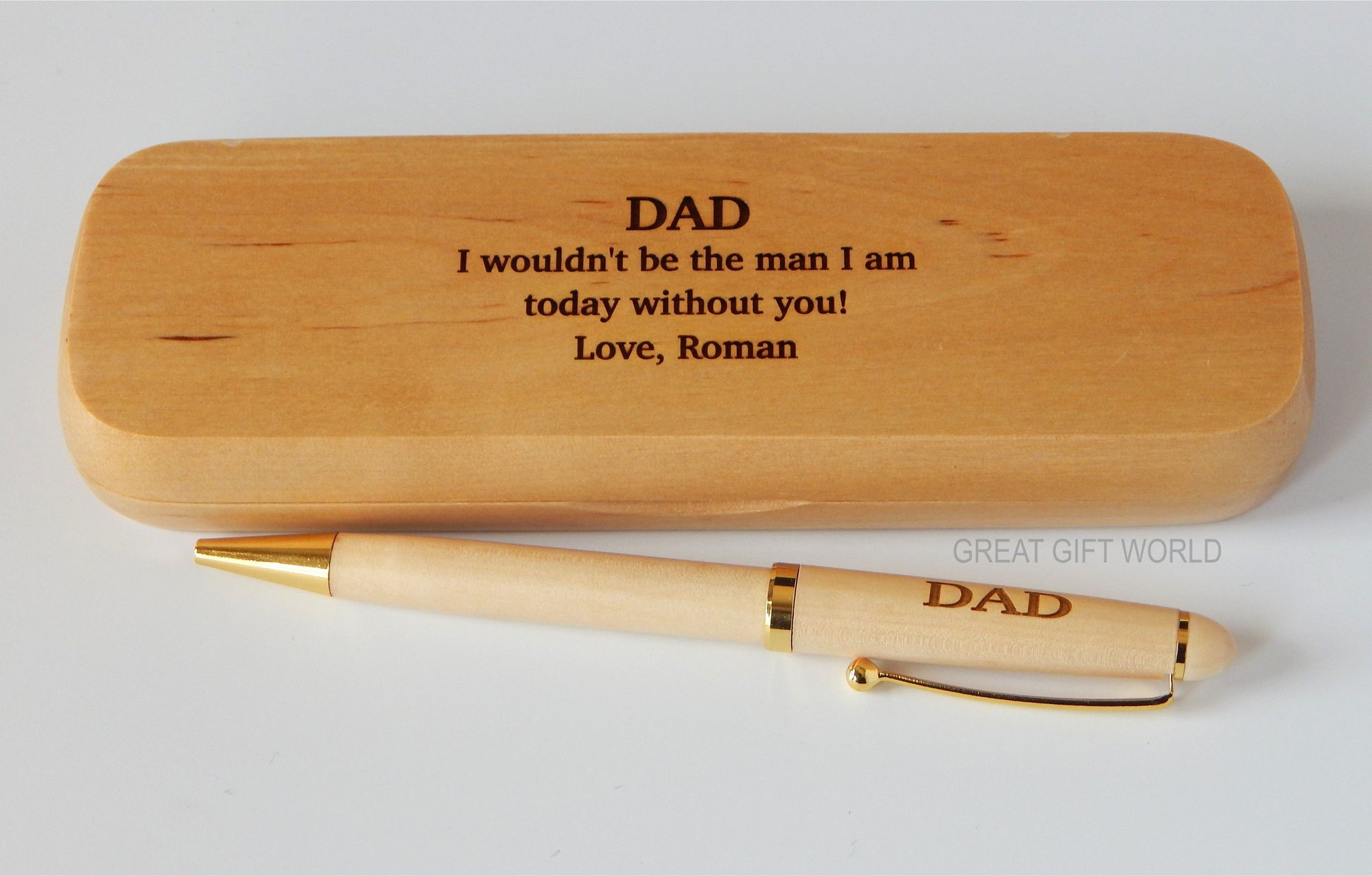 Dad Wedding Gifts from Groom | Father of the Groom Wood Pen from Son