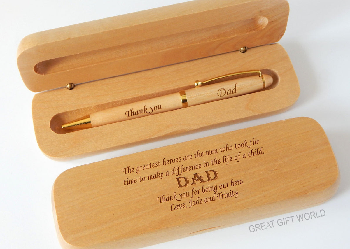 Personalized Wooden Pen Gift for Dad | Father&#39;s Day Gift