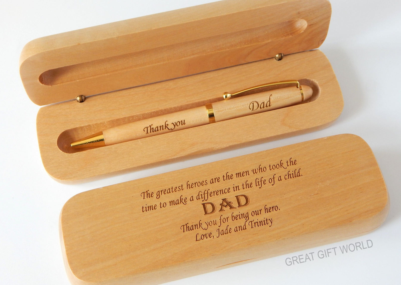 Personalized Wooden Pen Gift for Dad | Father's Day Gift