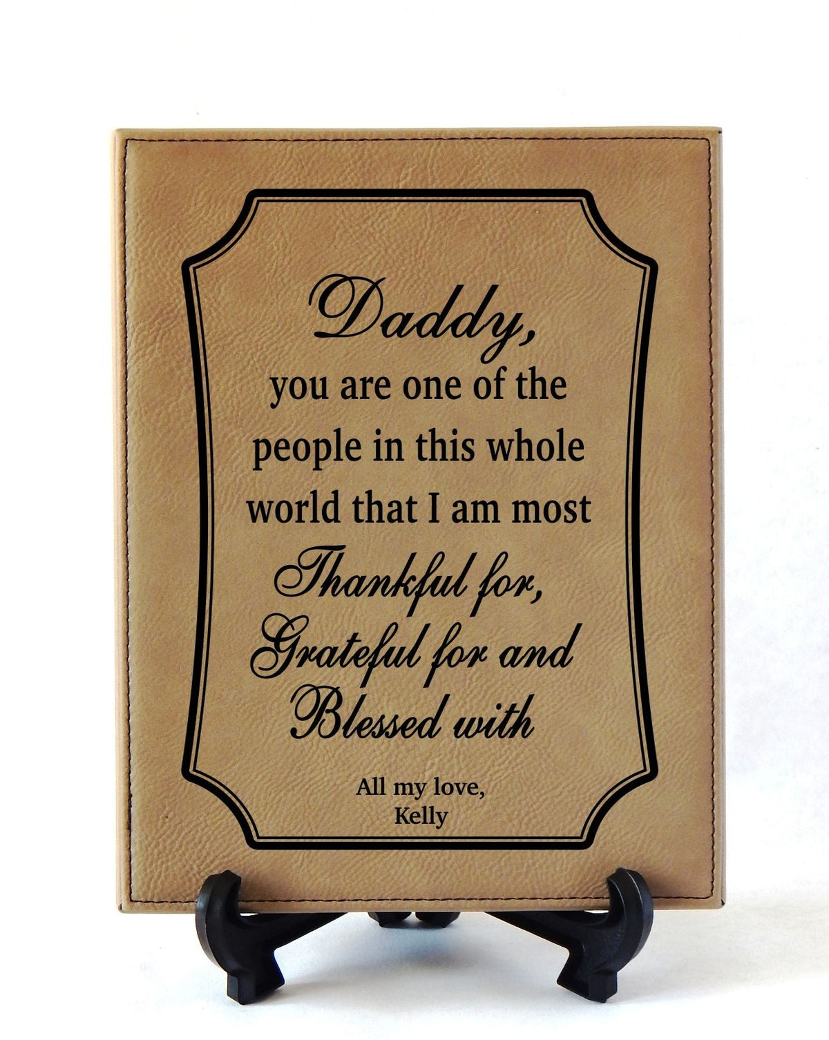 Personalized Dad Gift | Father&#39;s Day Custom Gift | Daddy Engraved Plaque