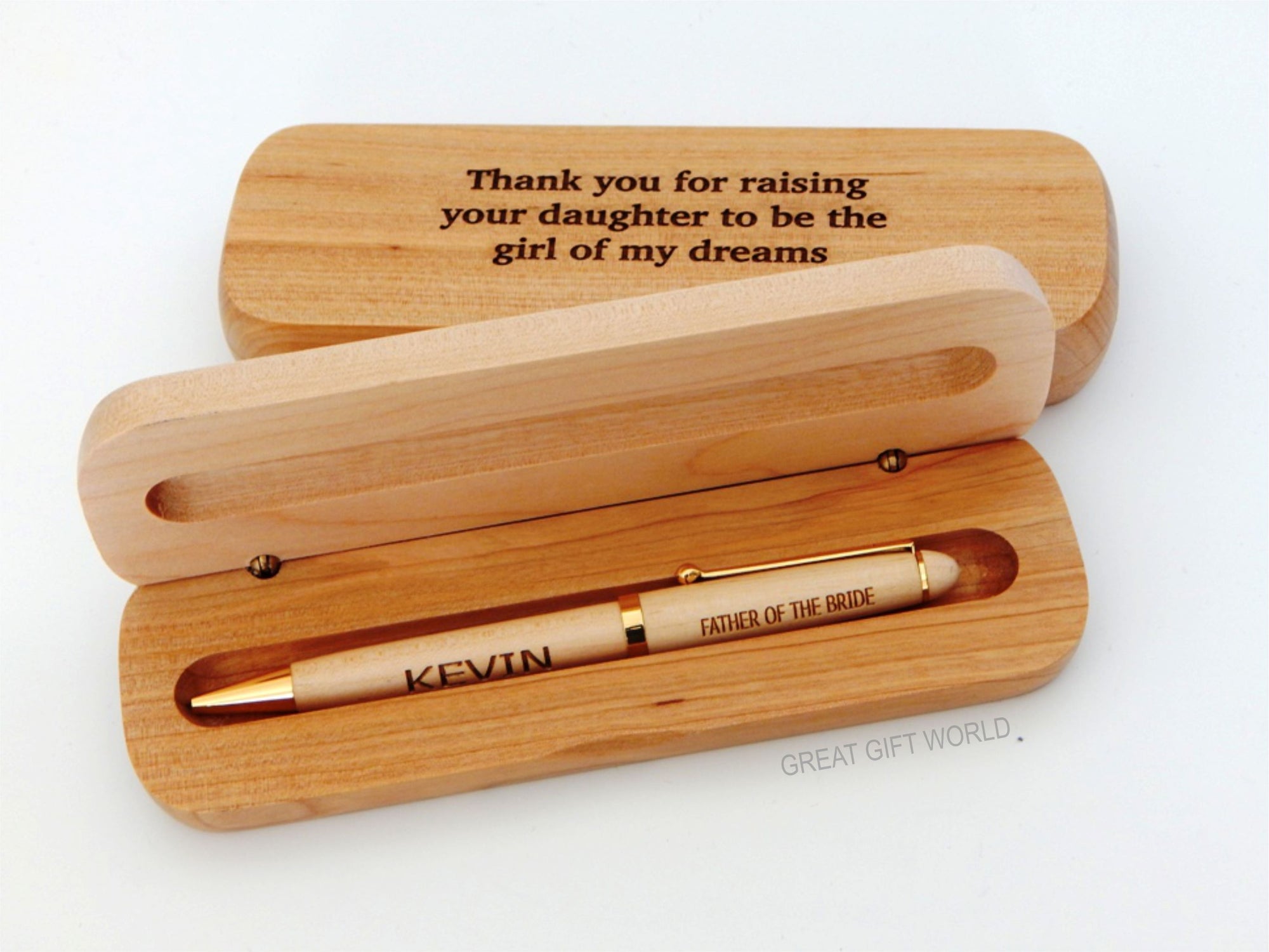 Father of the Bride Gift from Groom | Father In Law Wood Pen