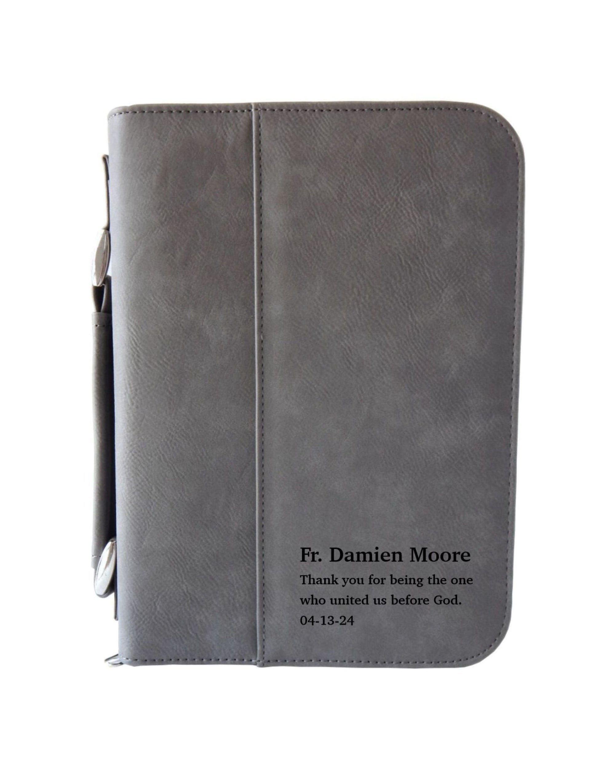 Catholic Priest Gift | Wedding Officiant Gift | Personalized Bible Cover