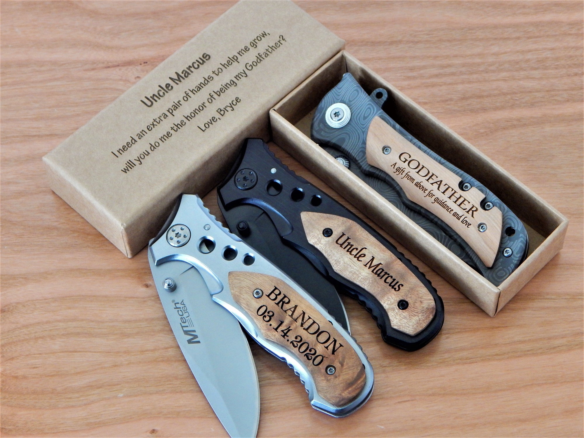 Custom Pocket Knife for Dad | Father's Day gift | Christmas Gift