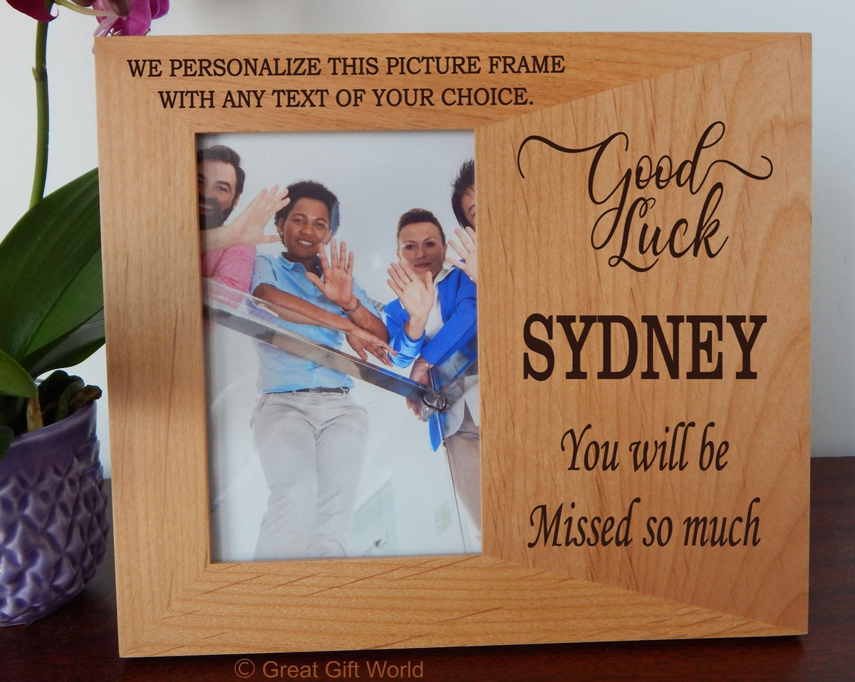 Coworker Goodbye Gift Picture Frame | Personalized Leaving Gift for Colleague