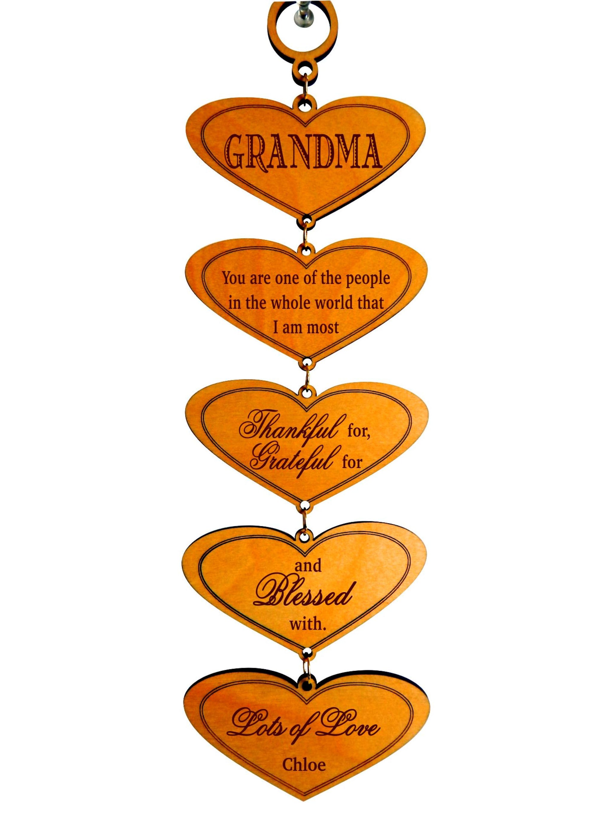 Grandma Gift Mother's Day | Grandmother Personalized Wall Plaque
