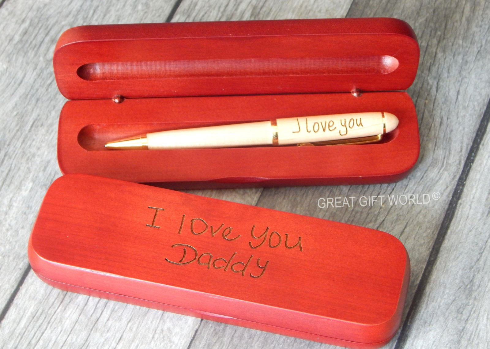 Custom Engraved Wood Pen Set | Bulk Wooden Pens