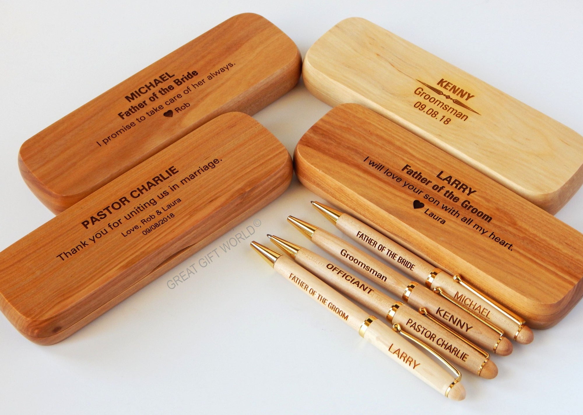 Father of the Groom Gift from Bride | Father in Law Wedding Wood Pen