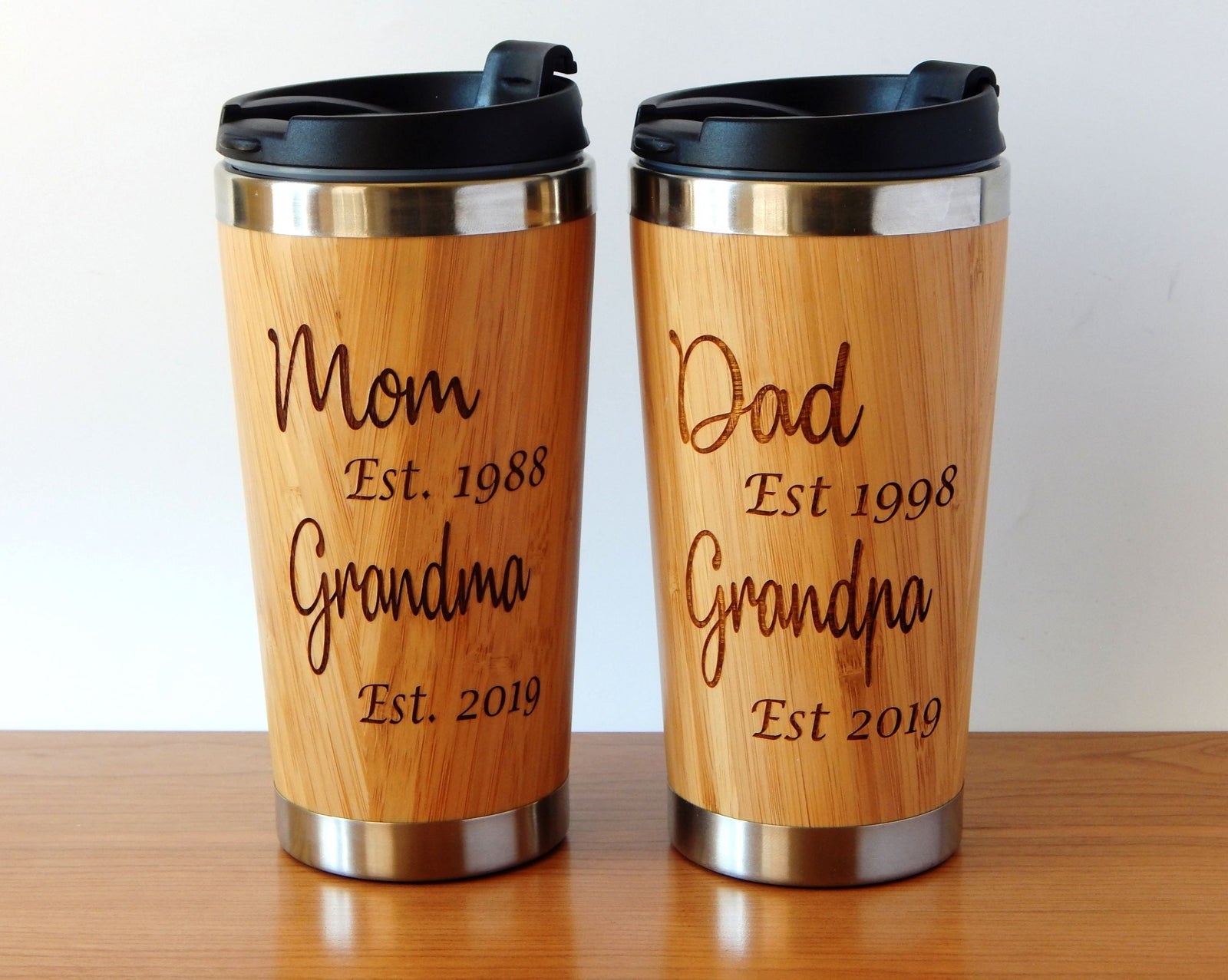 Grandma Est. 2024 Tumbler gift | Pregnancy Reveal for New Grandpa