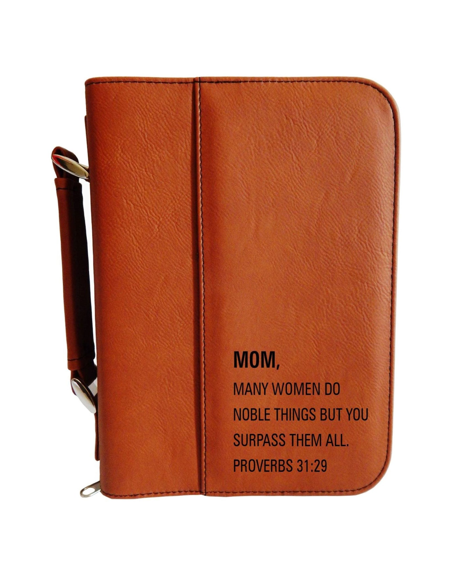 Religious Gifts for Mom | Christian Gift for Women | Leather Bible Cover BCL038