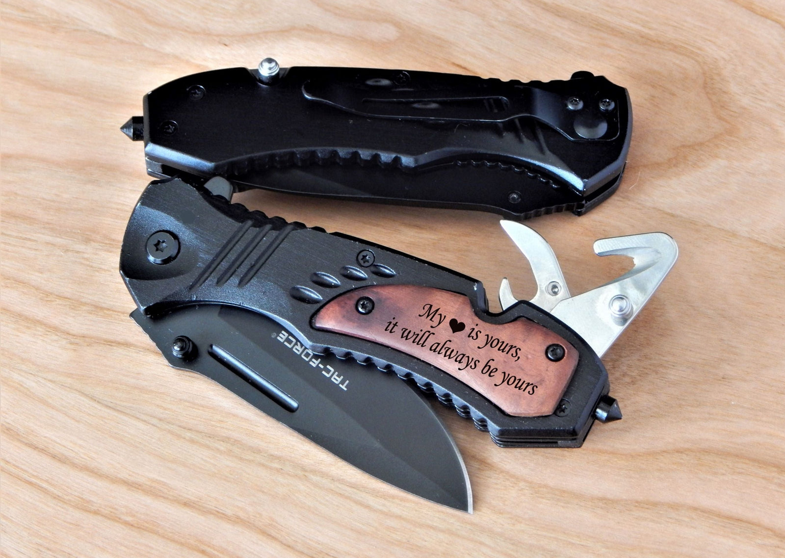 Husband Gift Valentine's Day | Custom Knife for Boyfriend | Engraved Gifts for Him