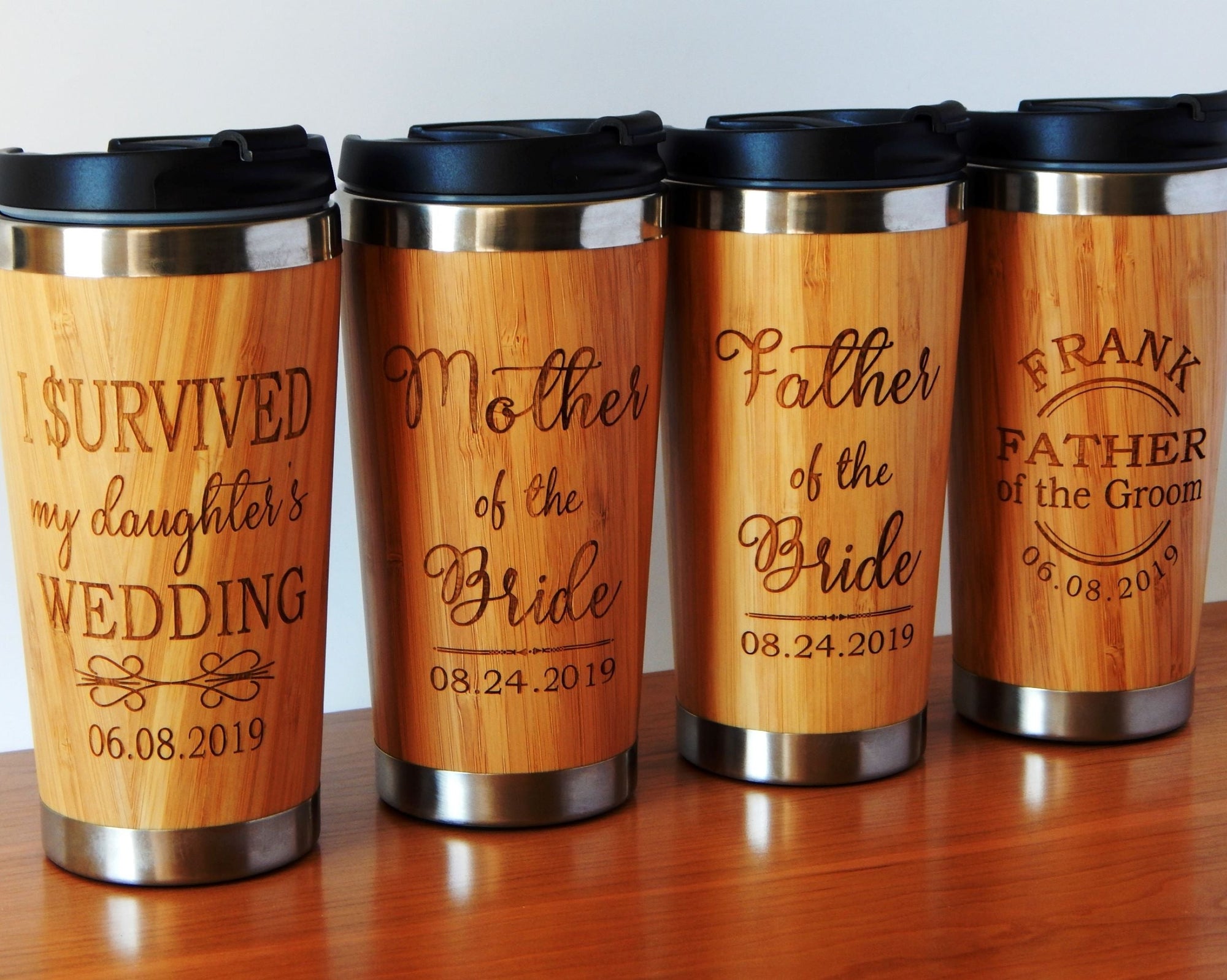 Mother of the Bride Custom Gift Tumbler from Groom | Personalized Coffee Mug