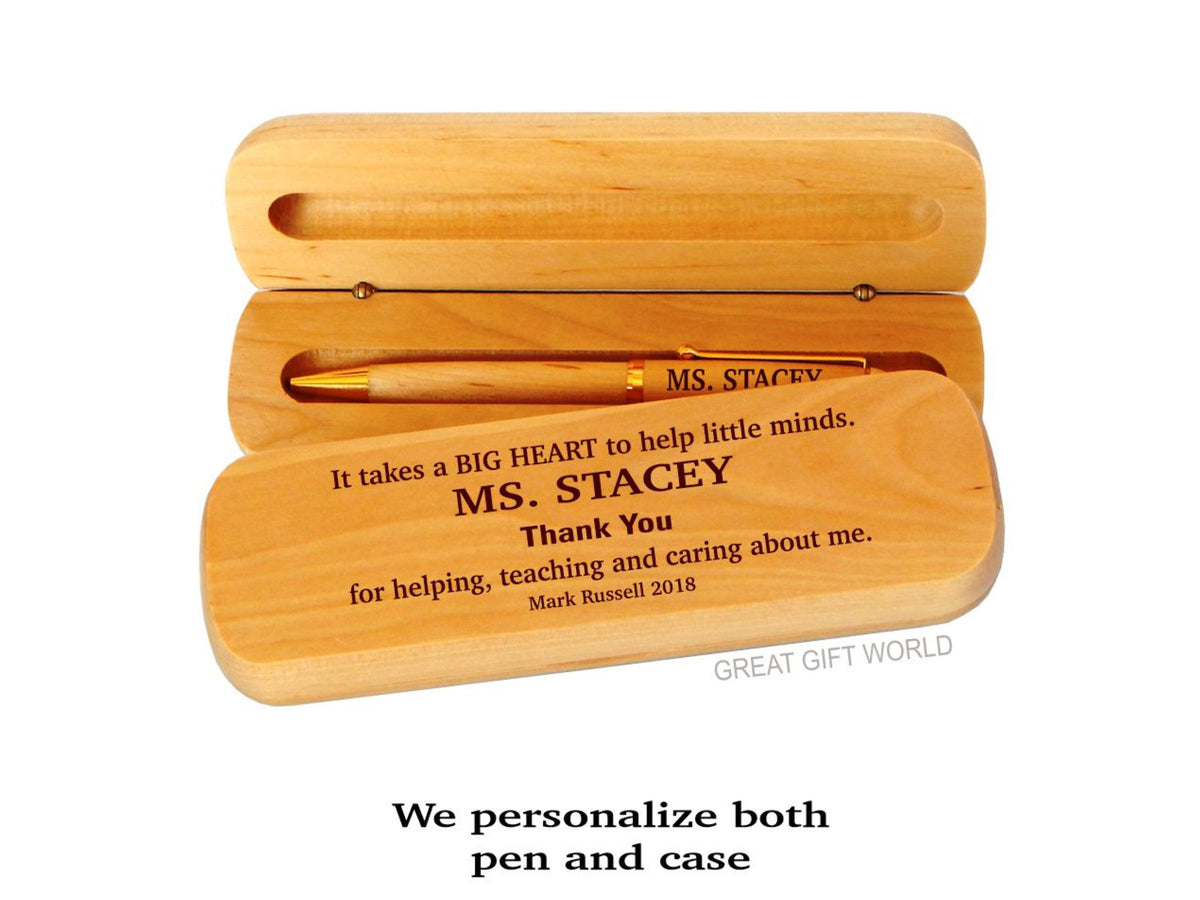 Unique Gifts for Teachers | Teacher Wood Pen Gift
