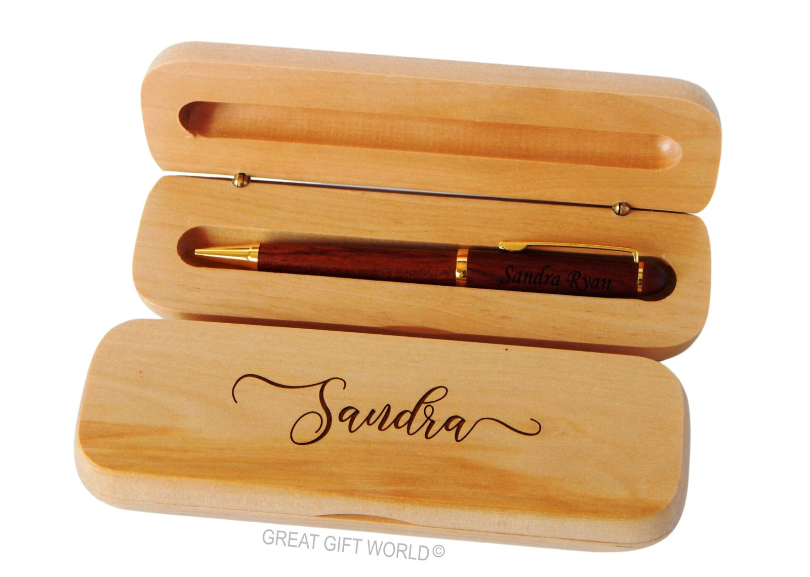 Engraved Executive Wood Pen Set | Exotic Custom Graduation Gift