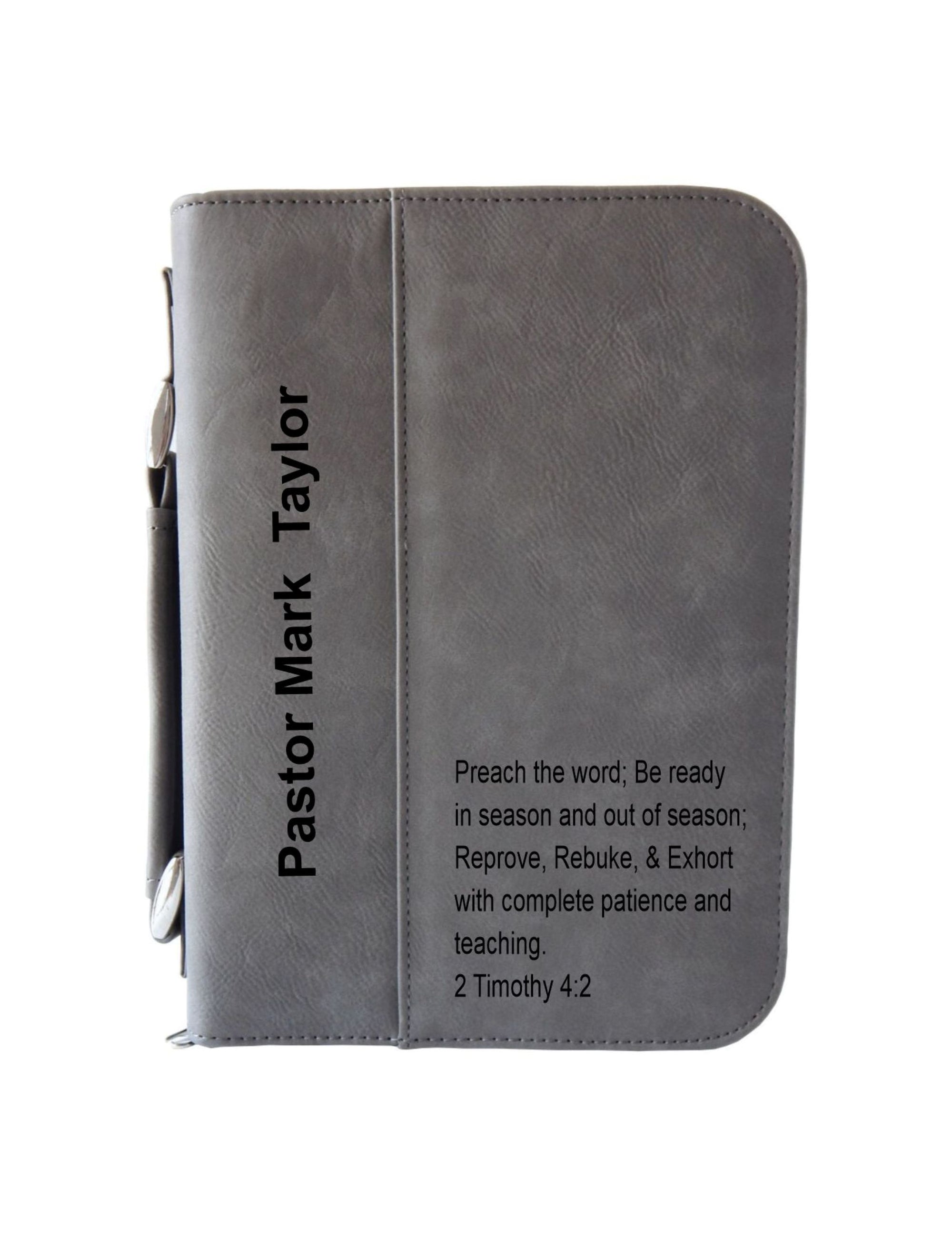 Preacher Minister Gift | Personalized Ordination Bible Case | Ministerial Servant gift, BCL047