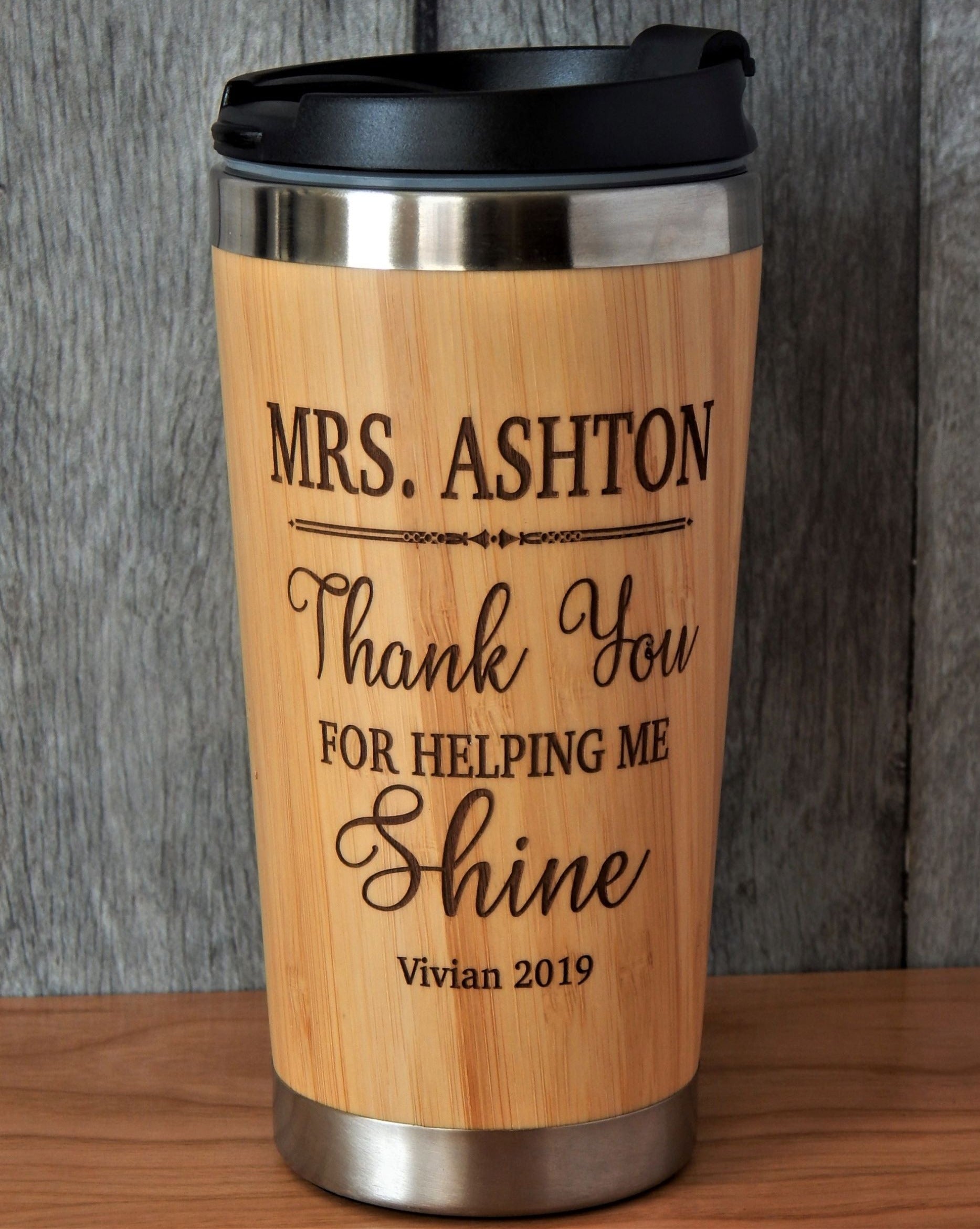 Teacher Gift | Personalized Gifts for Teachers | Custom Travel Coffee Cup
