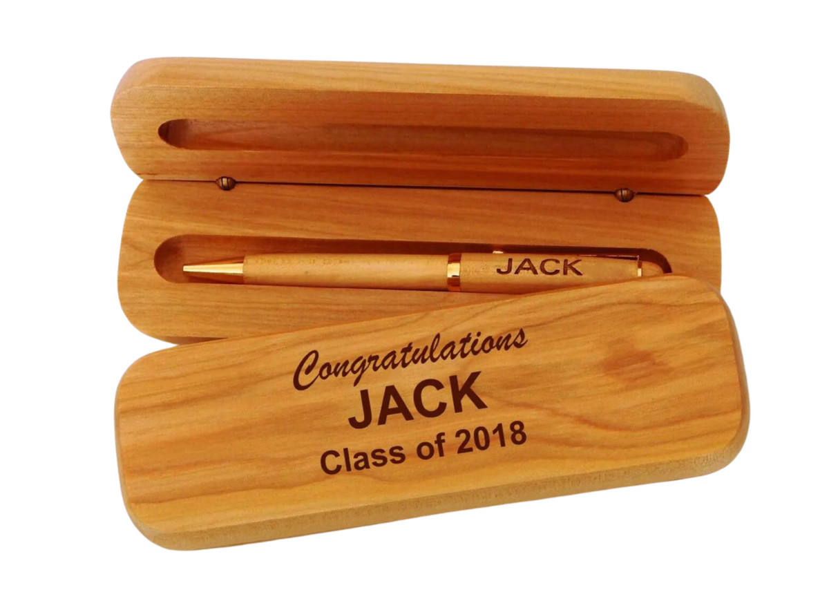 Personalized Graduation Gift | Graduate Wooden Pen Set