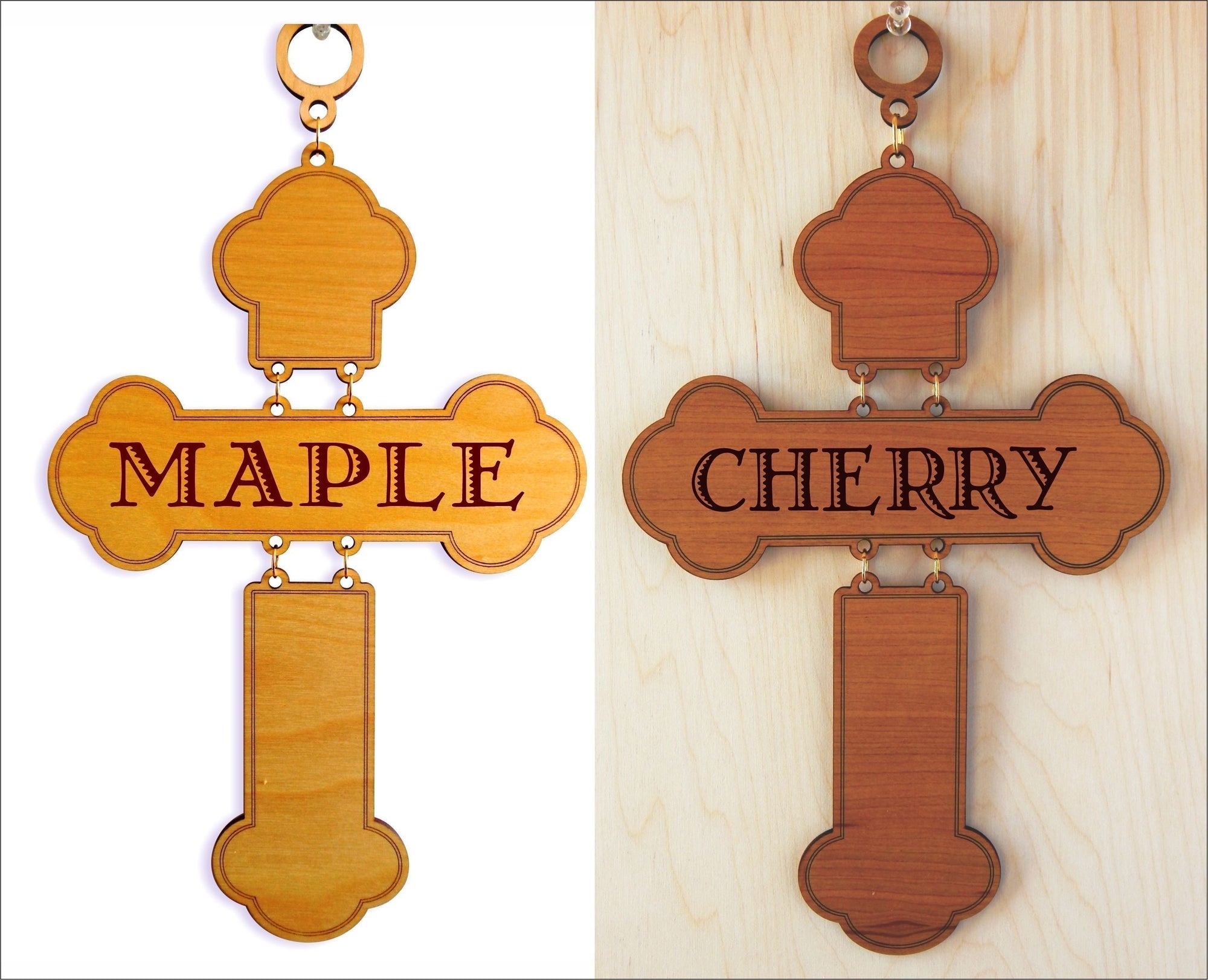 Personalized Home Gift for Dad | Religious Gift for Daddy Wall Wood Cross