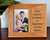 Engraved Picture Frames | Custom Photo Wood Frame Gift for Wedding 4x6 5x7