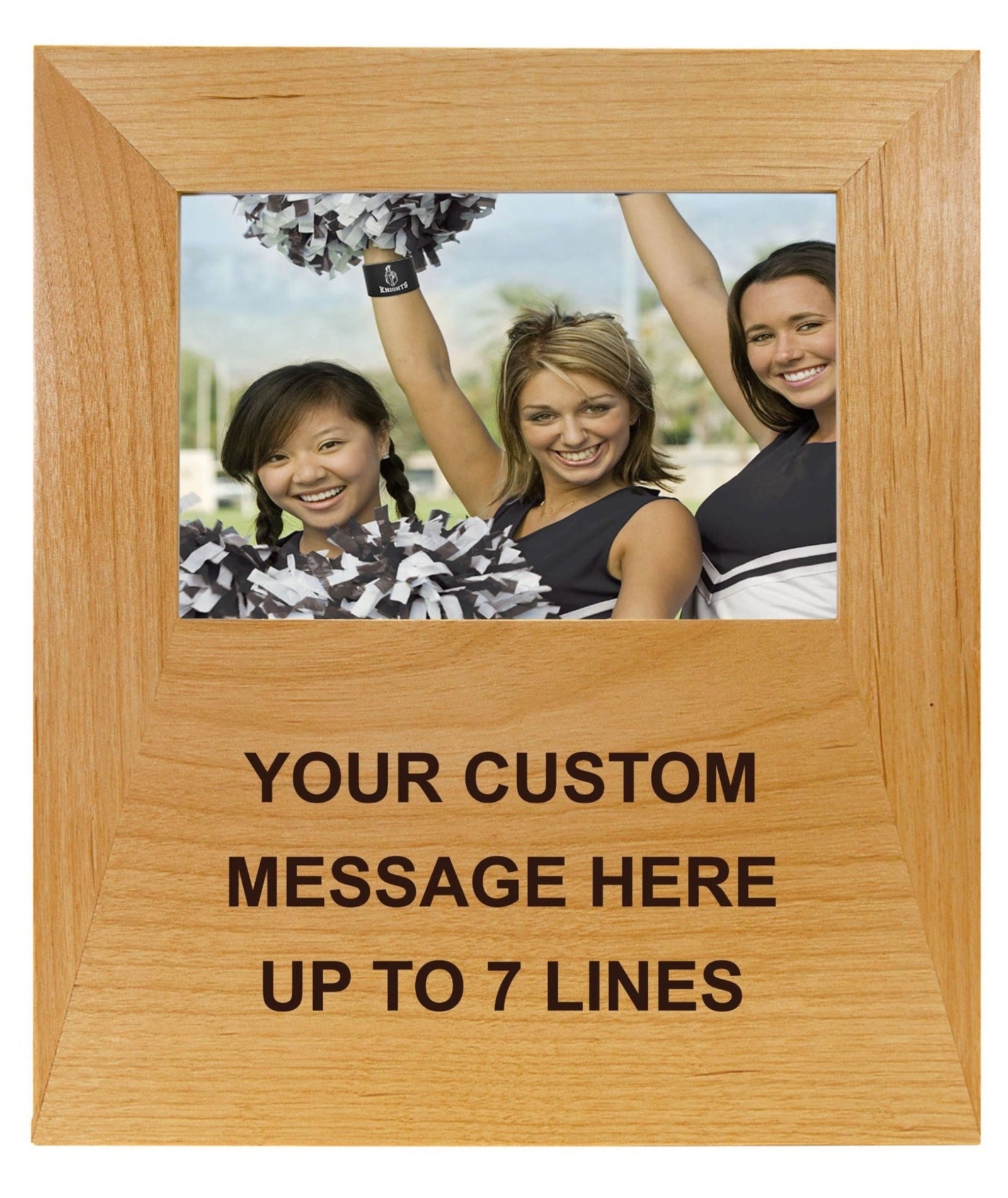 Personalized Picture Frame | Custom Engraved Wood Frames 4x6 5x7