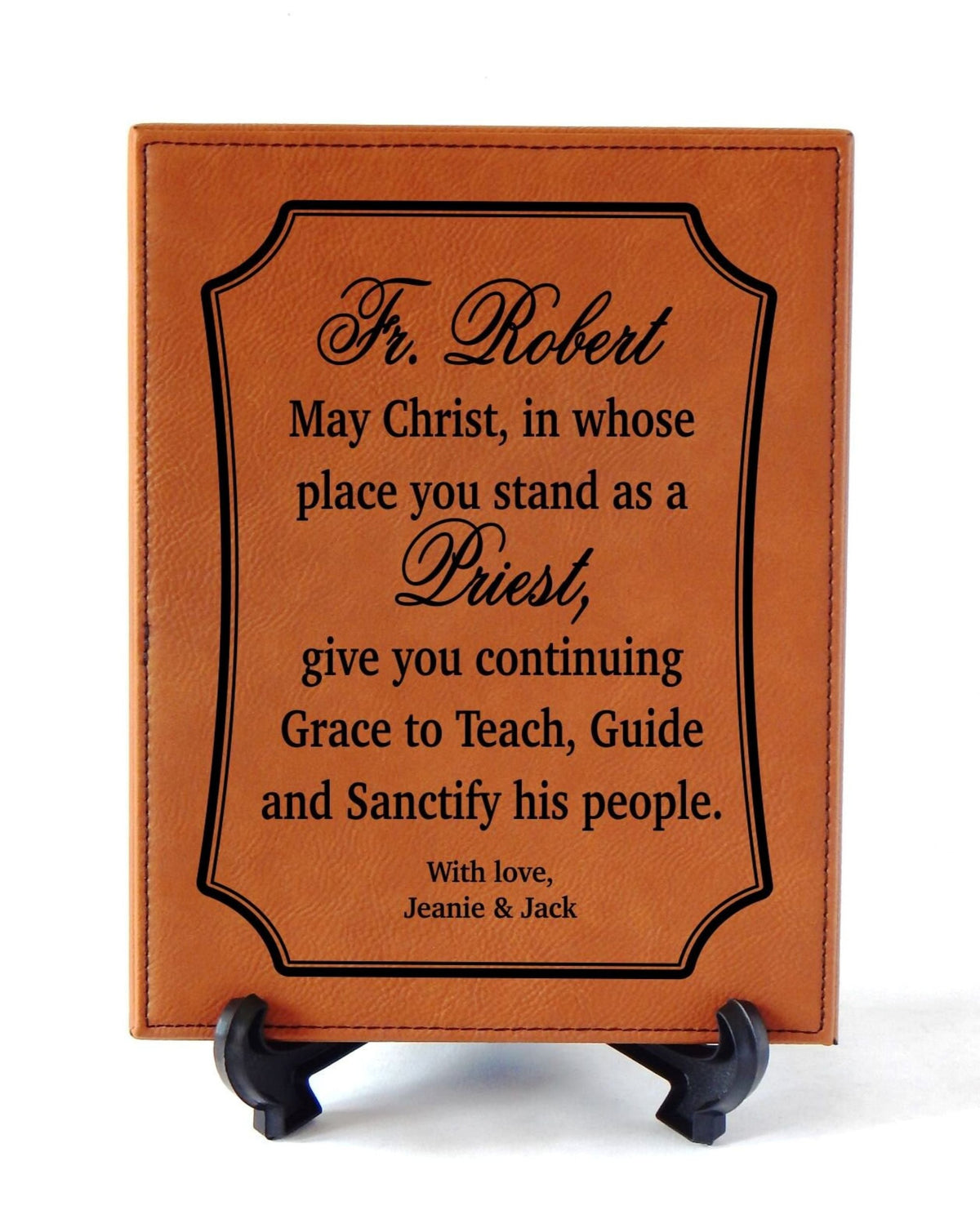 Personalized Priest Gift | Gifts for Deacon Ordination | Anniversary Plaque