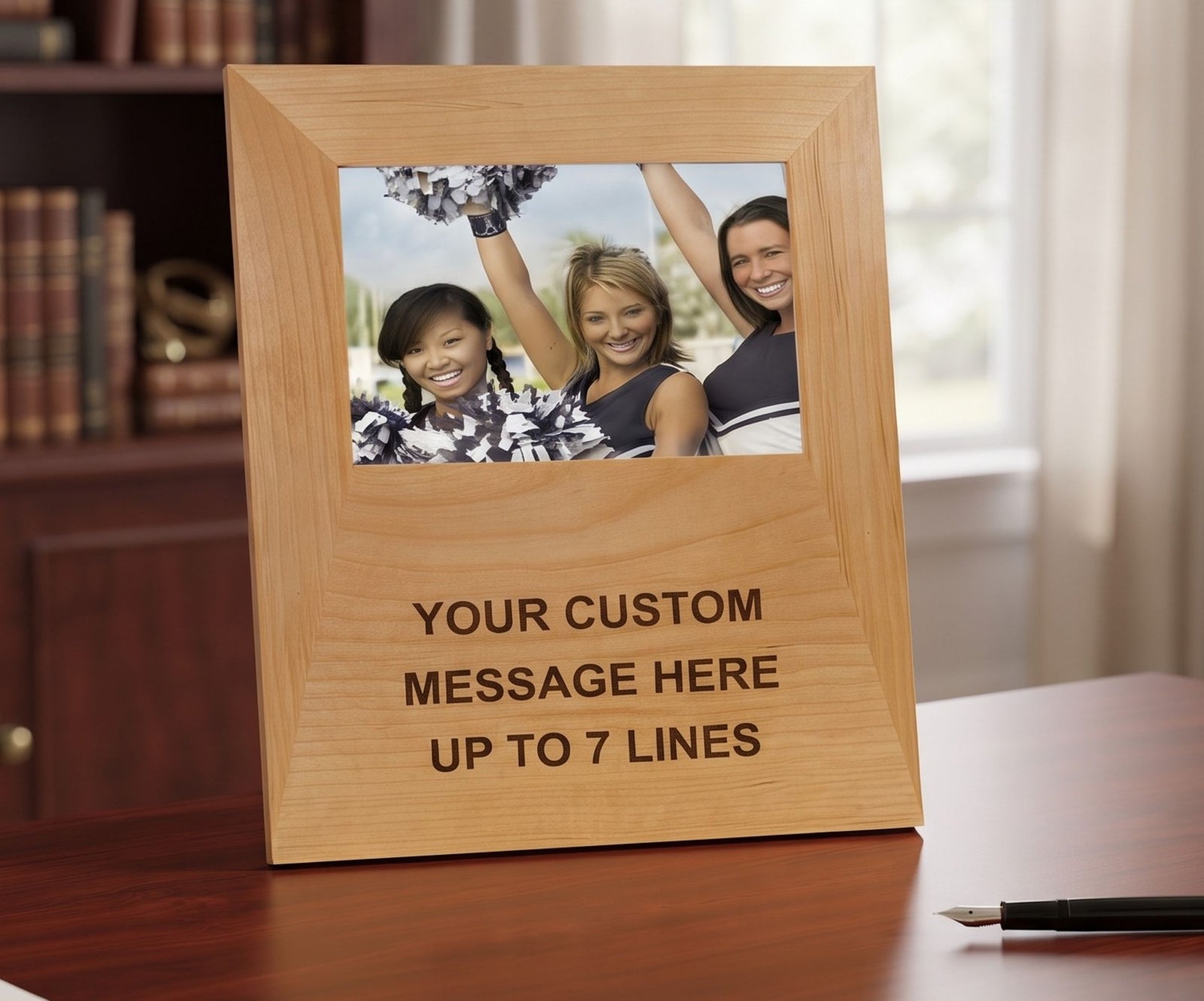 Personalized Picture Frame | Custom Wedding Photo Gift for Couple 4x6 5x7
