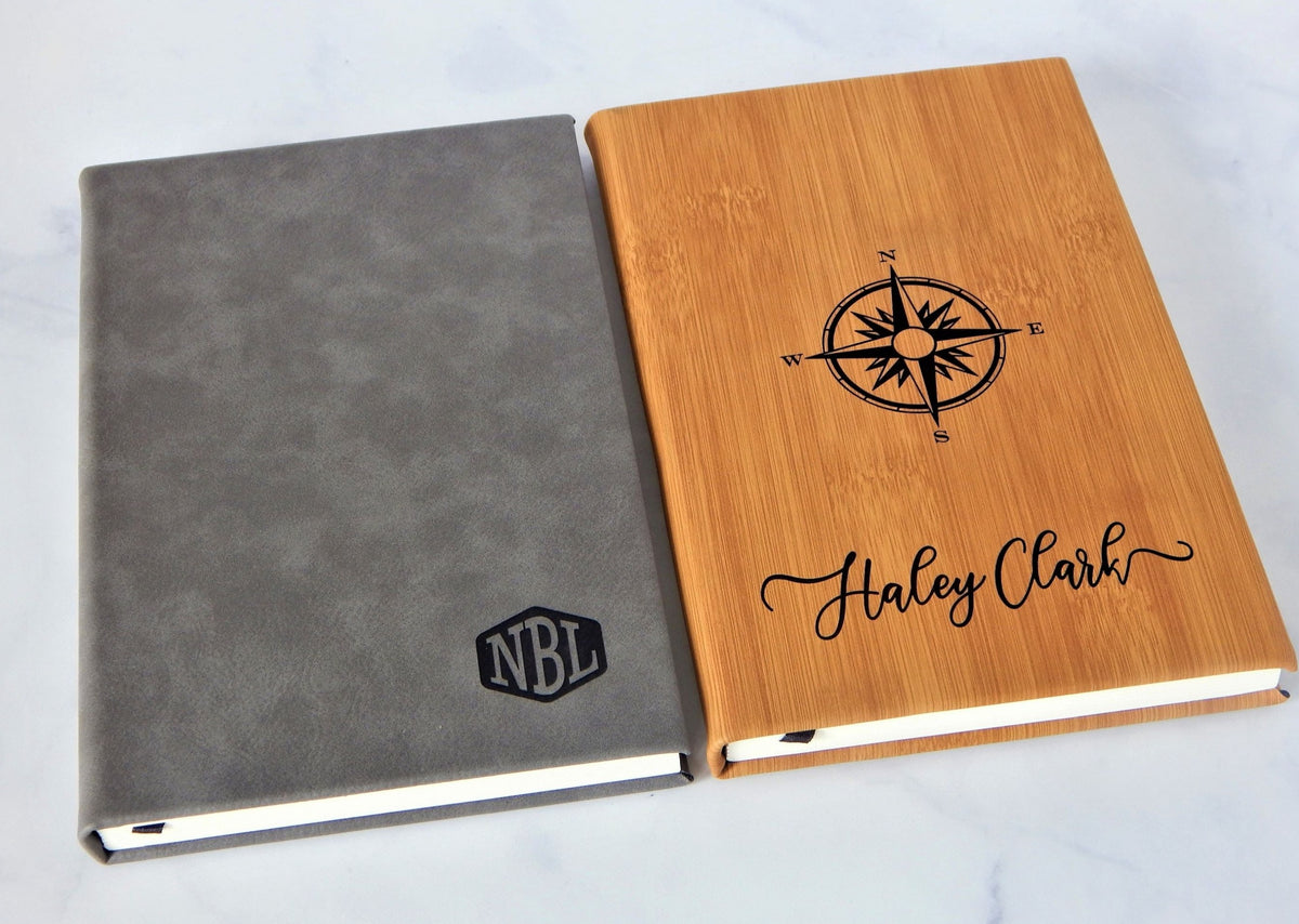 Leather Engraved Journal Notebook: Personalized Corporate Gift