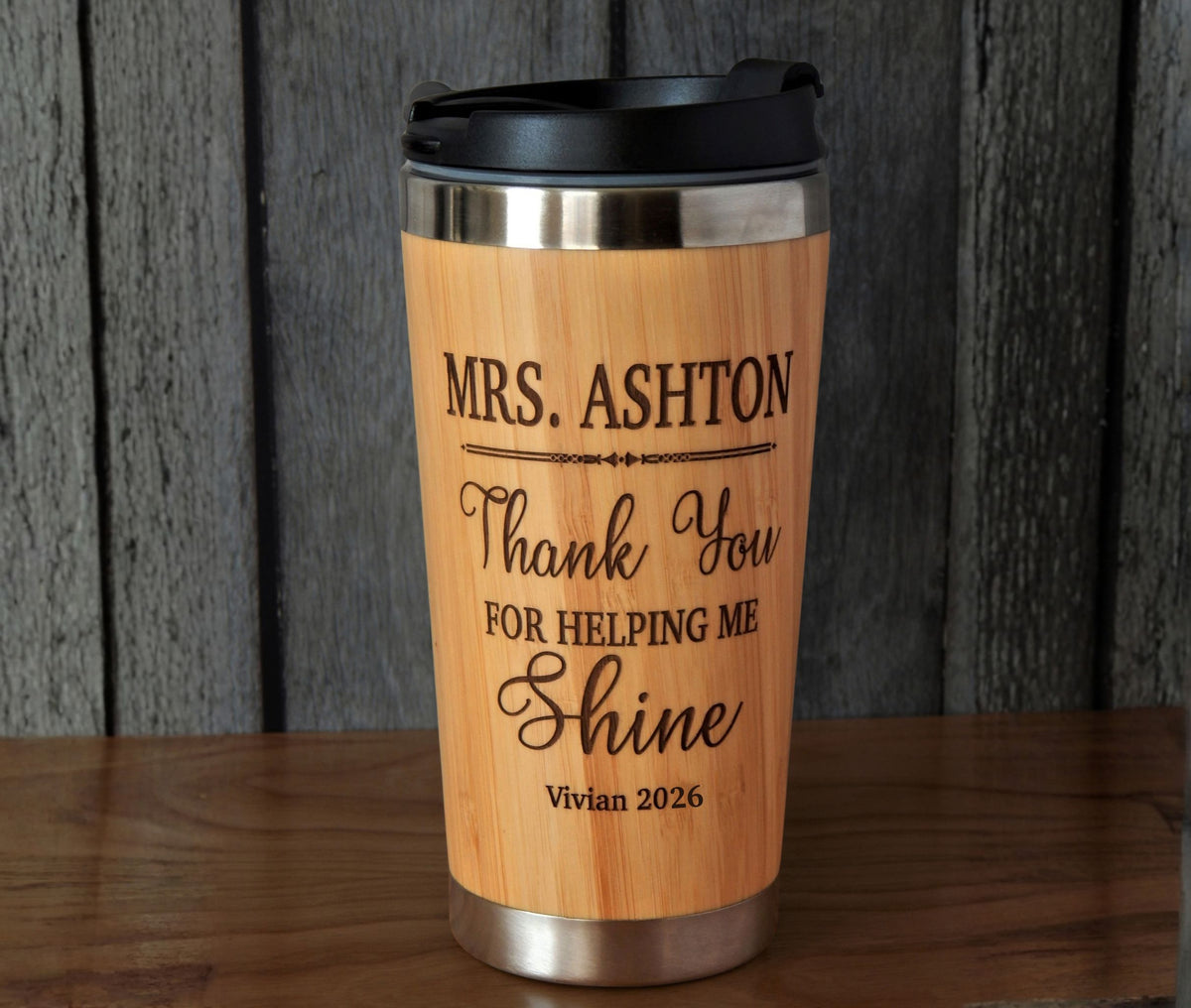 Teacher Appreciation Gift | Personalized Coffee Tumbler Mug BTT4