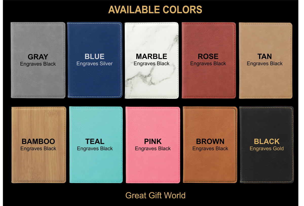 Custom Travel Gift for Women | Personalized Passport Holder