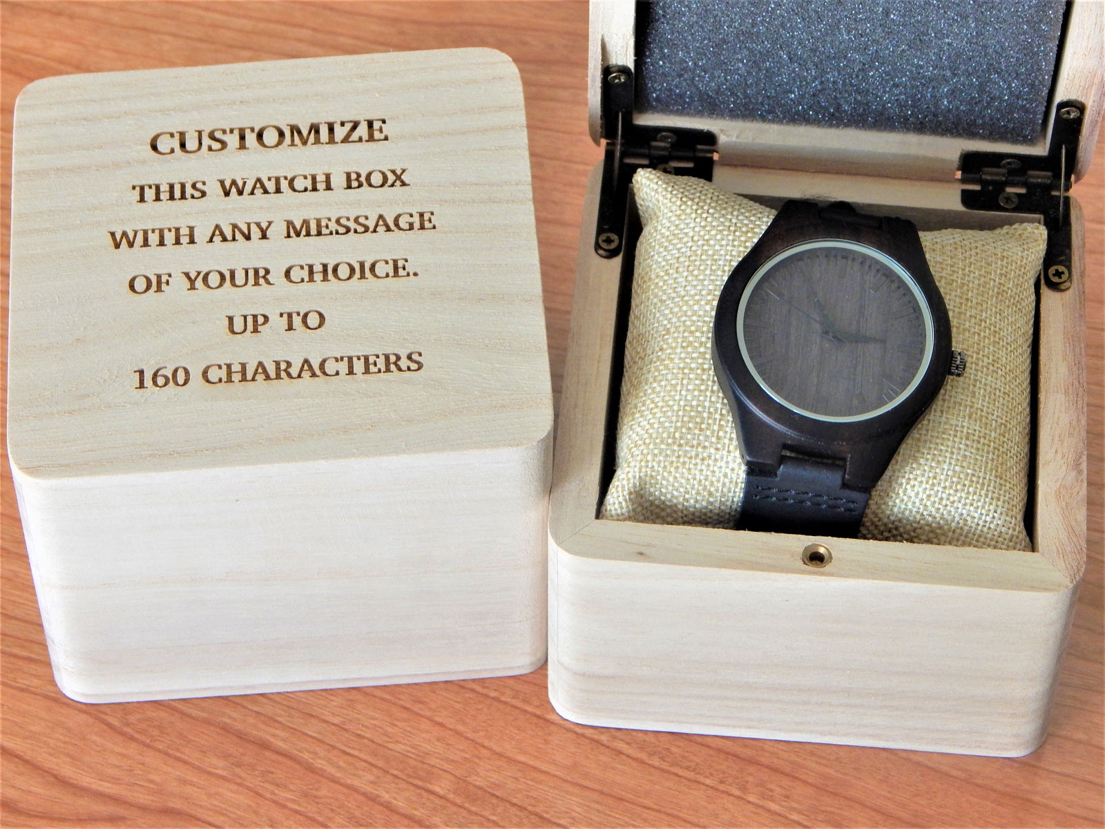 Engraved Watches for Men | Custom Wood Watch