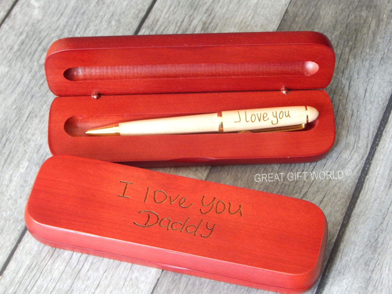 Custom Handwritten Gift | Personalized Wood Pen