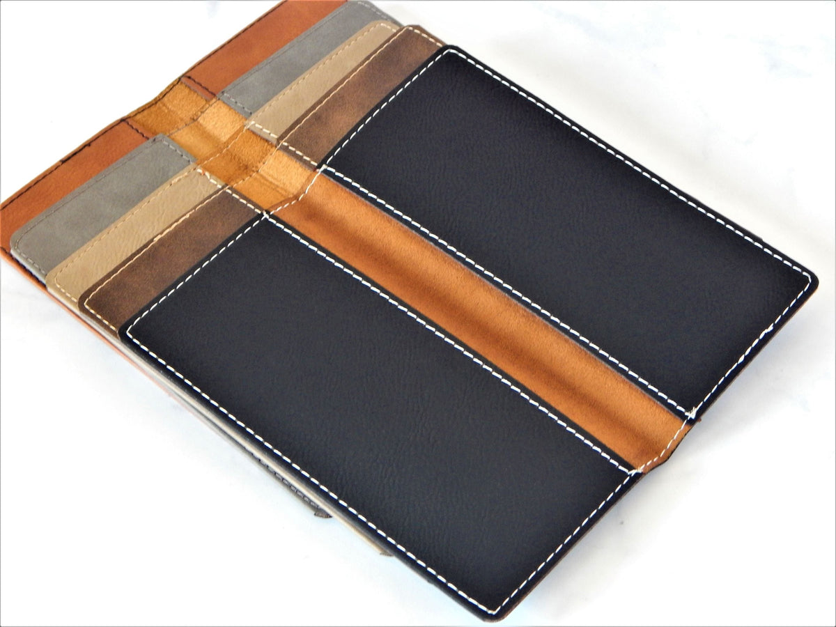 Personalized Leather Checkbook Cover for Women CBM1