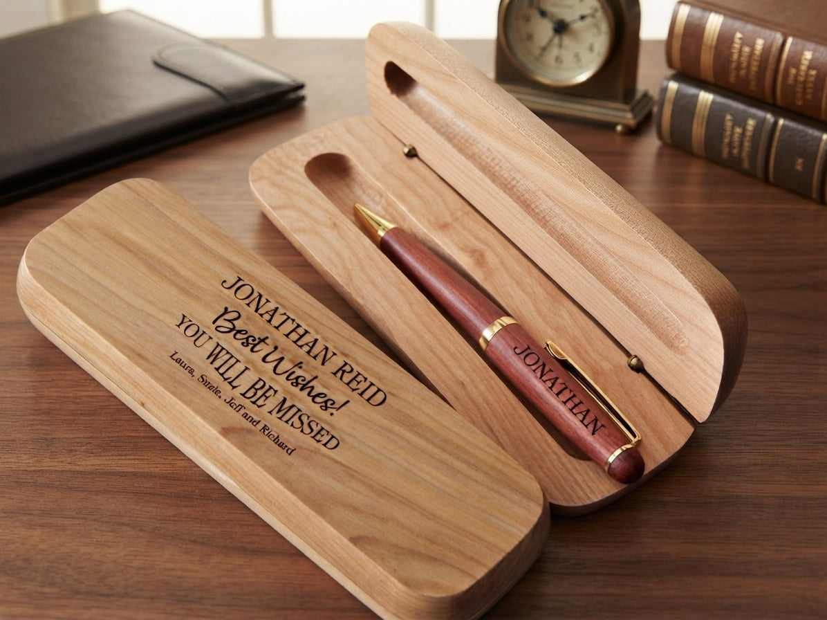 Engraved Realtor Closing Wood Pen: Personalized Real Estate Agent Gift WMPEN8