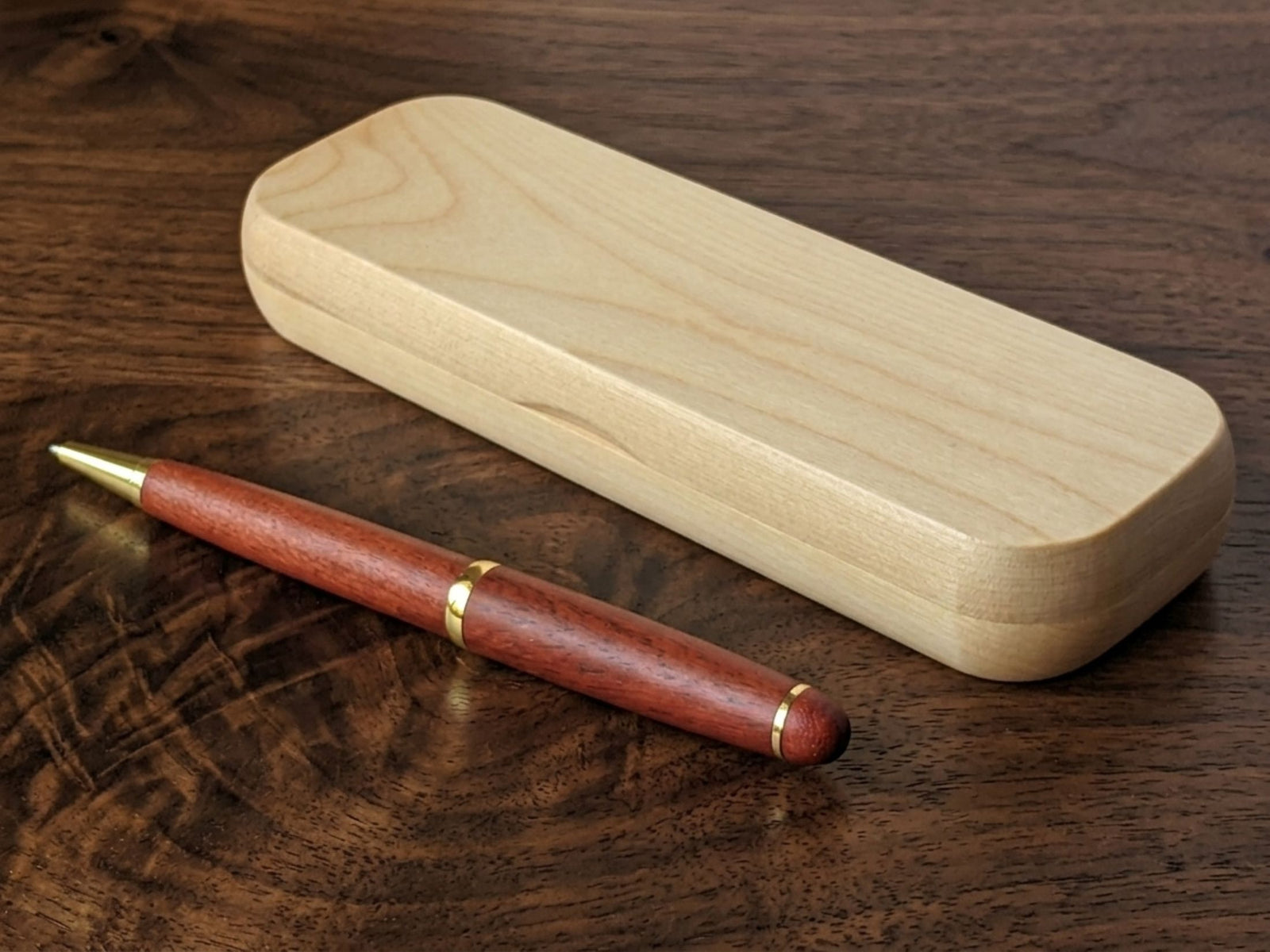 Custom Corporate Gift for Employees | Personalized Engraved Wood Pen WMPEN54