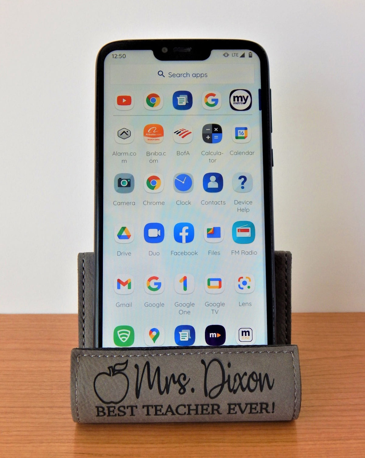 End of School Year Teacher Gifts | Personalized Phone Stand | Teachers Christmas Gift