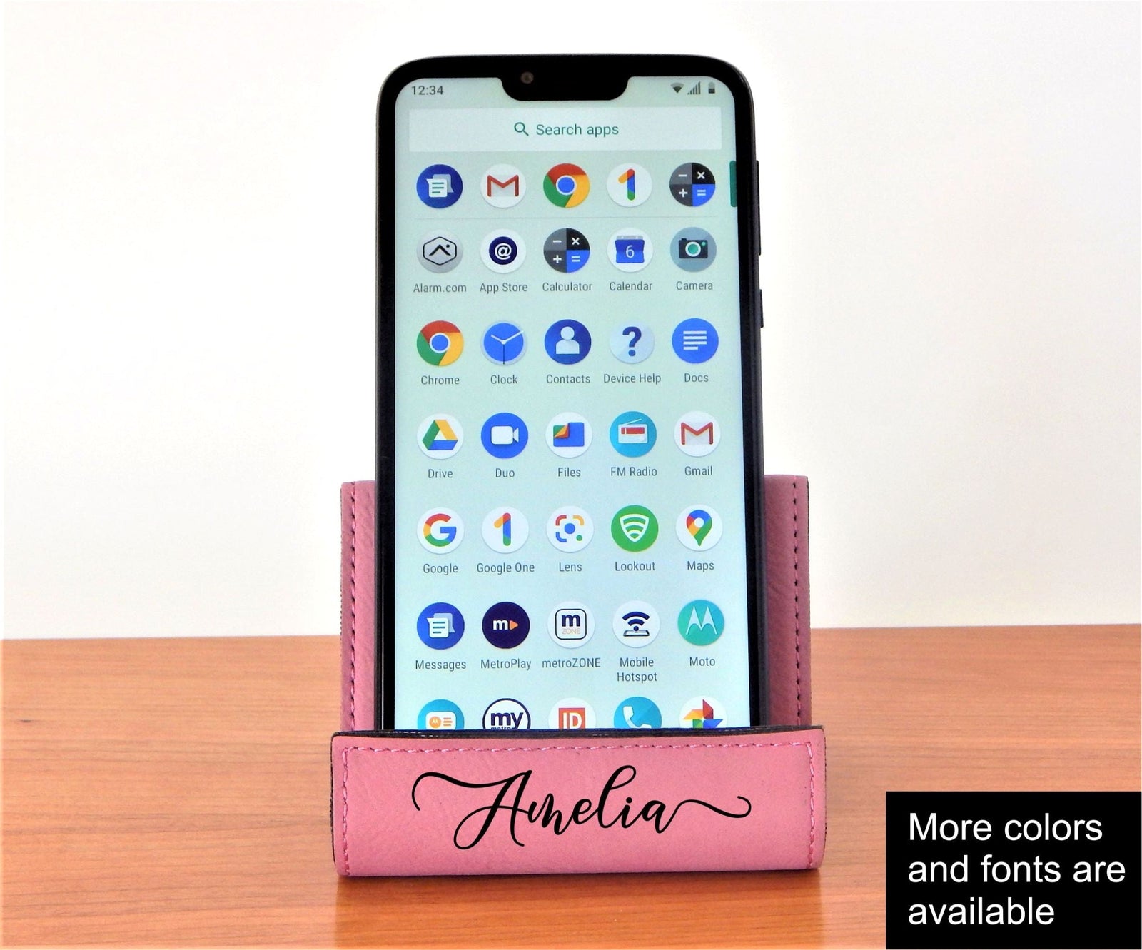 Smart Phone iPad iPhone Stand for Desk |Tablet Holder | Personalized Cell Phone Easel