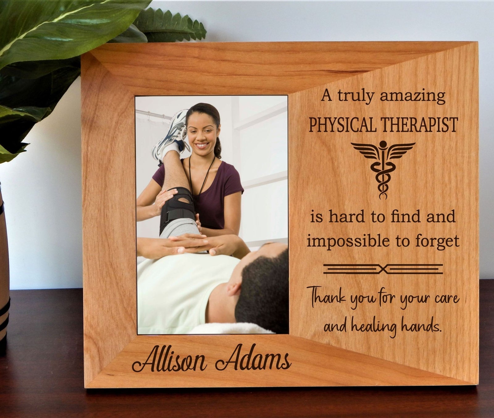 Personalized picture frame gift for doctors, nurses, physical therapist