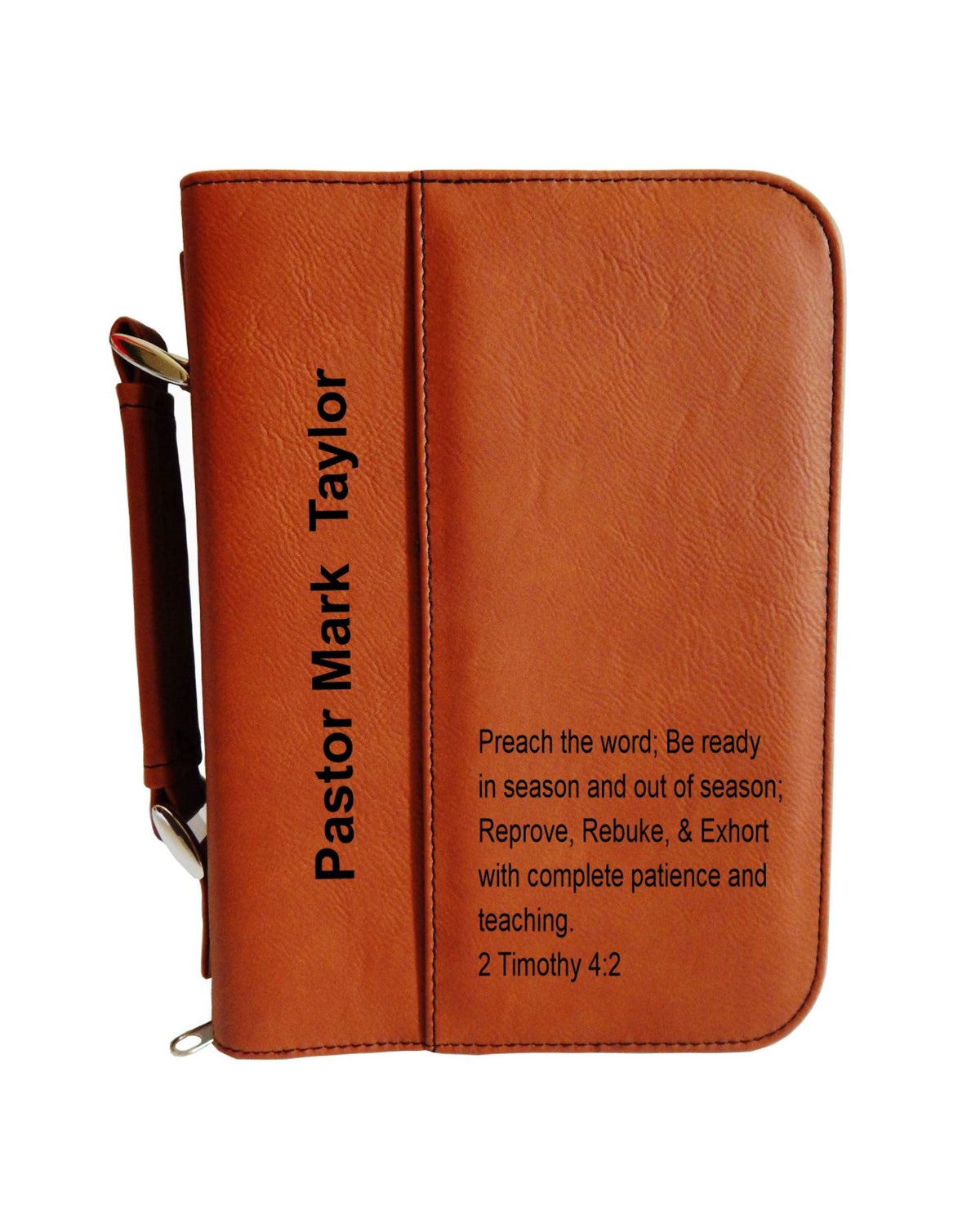 Preacher Minister Gift Personalized Ordination Bible Case BCL047