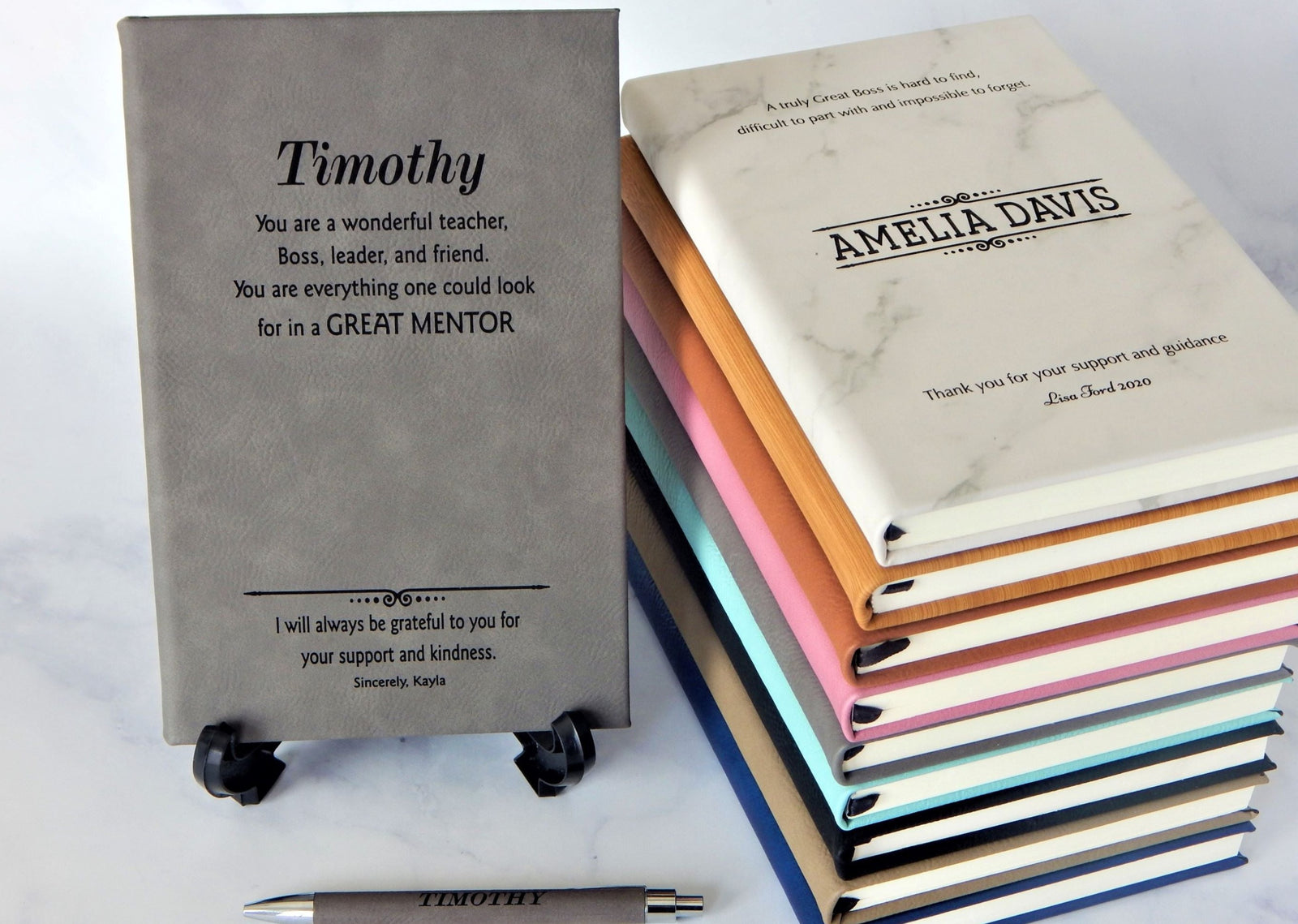 Personalized  Notebook Mentor Teacher Gift: Custom Journal