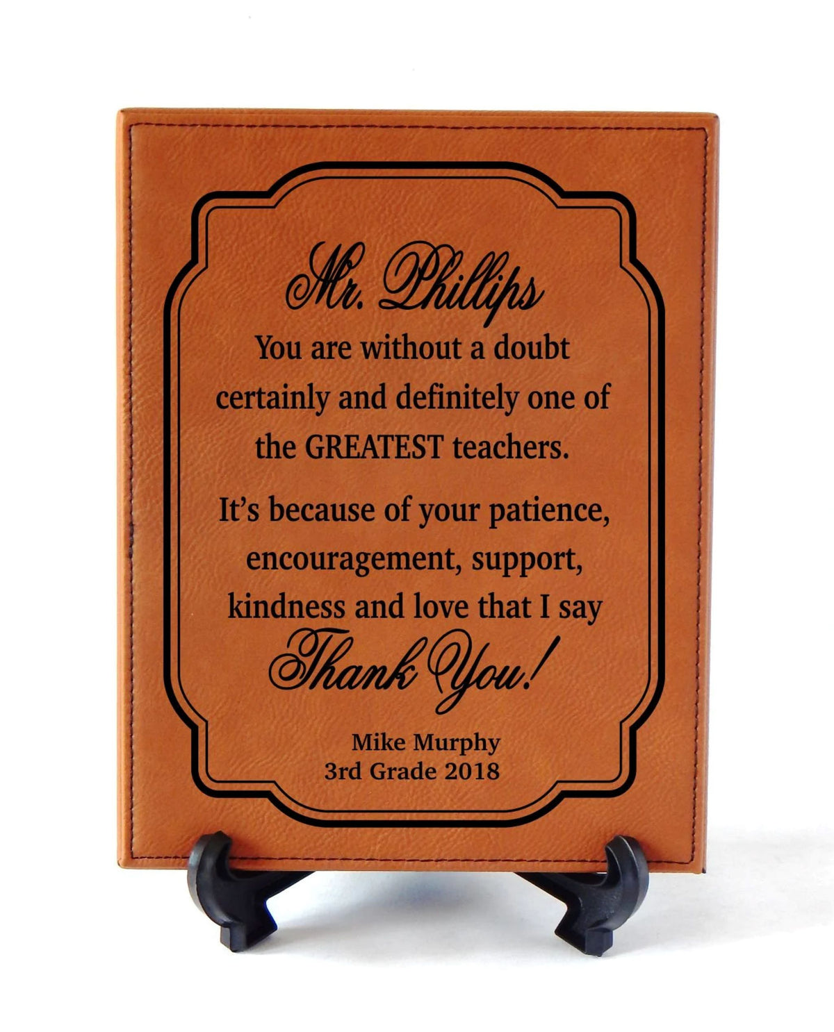 End of Year Teacher and Friend Gift | Gifts for Teachers Personalized | Engraved Plaque