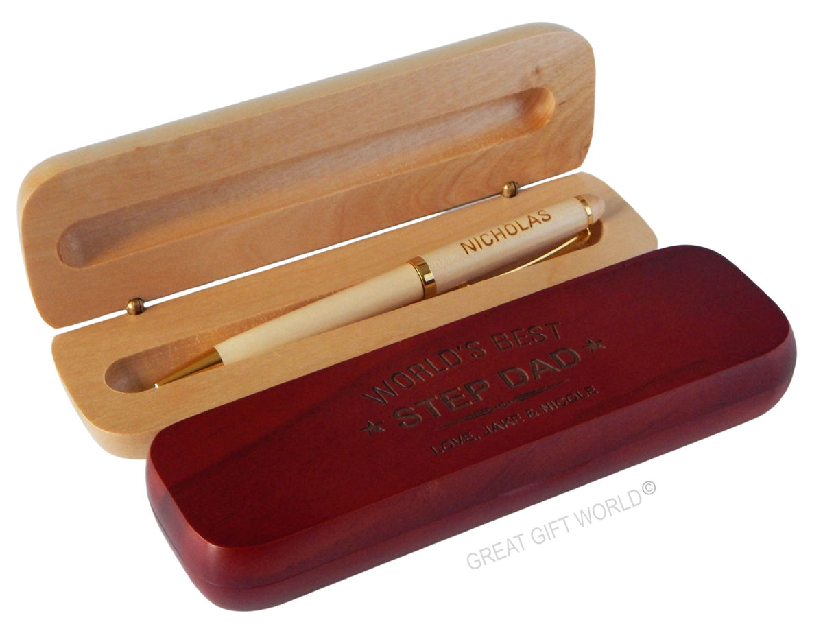 Stepdad Gift | Custom Wood Pen for Stepfather