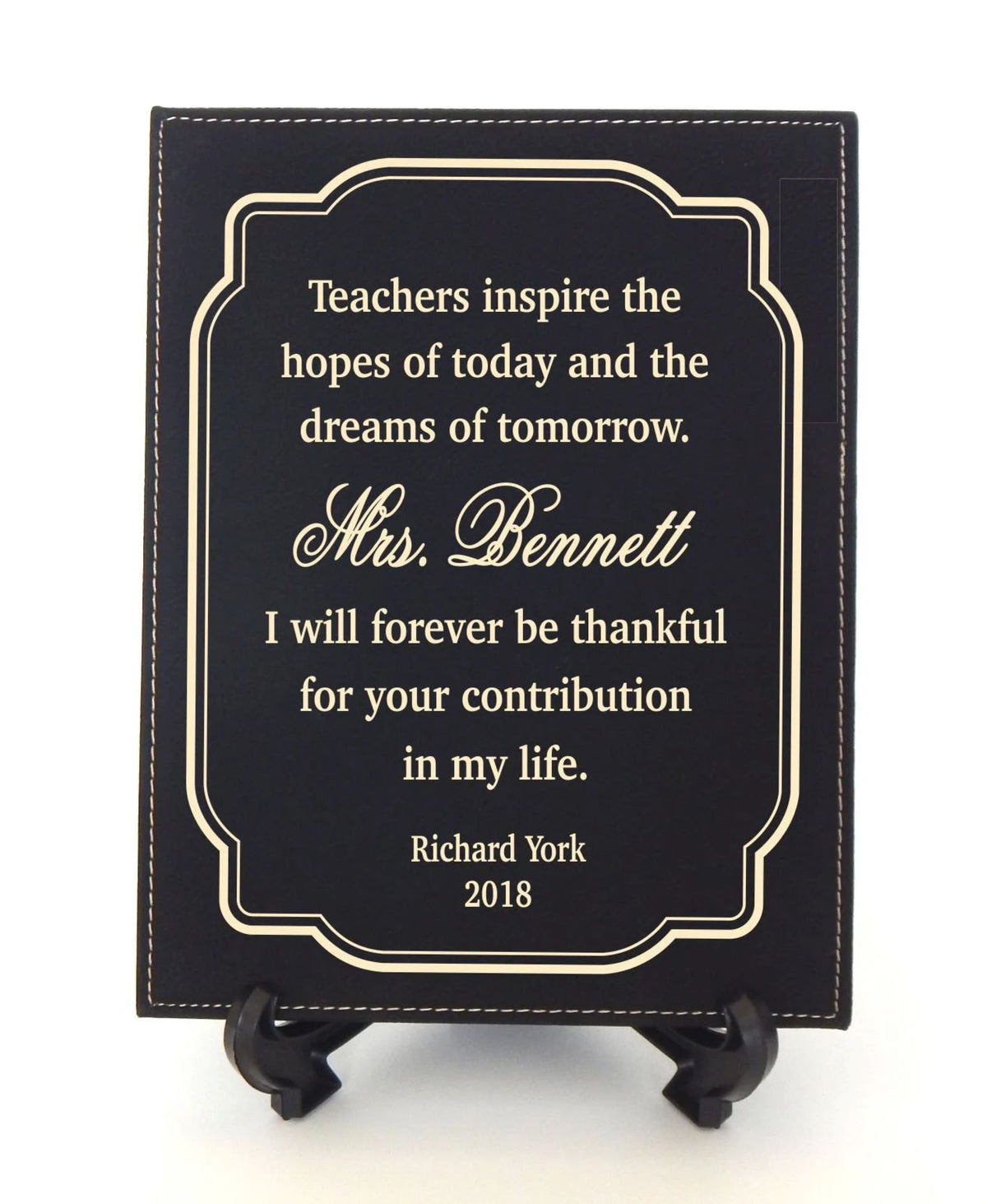 Teacher Appreciation Gift | Personalized Preschool Teacher Engraved Plaque